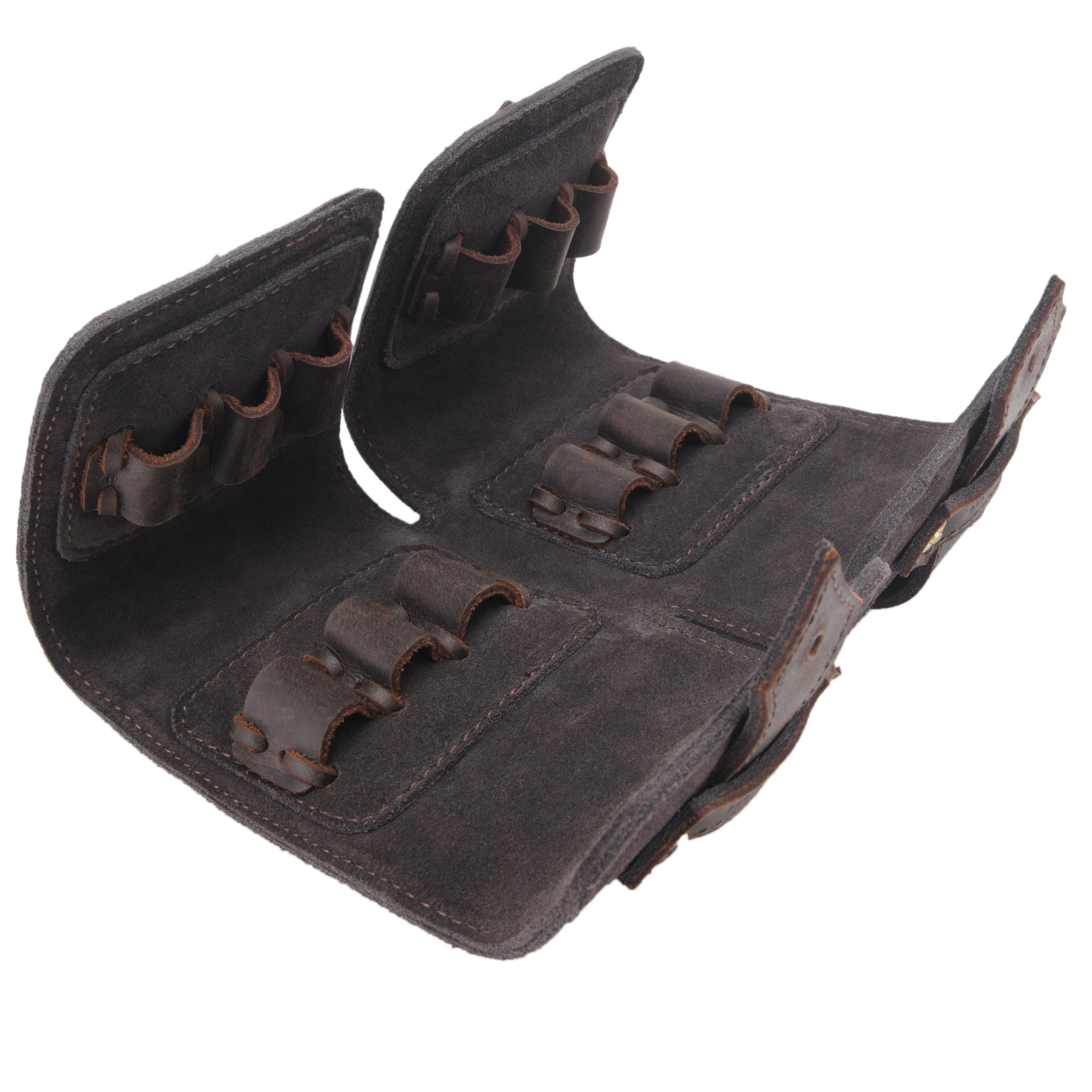 Leather Ammo Carrier Belt Pouch Bullet Holder Cartridge Carrier Waist