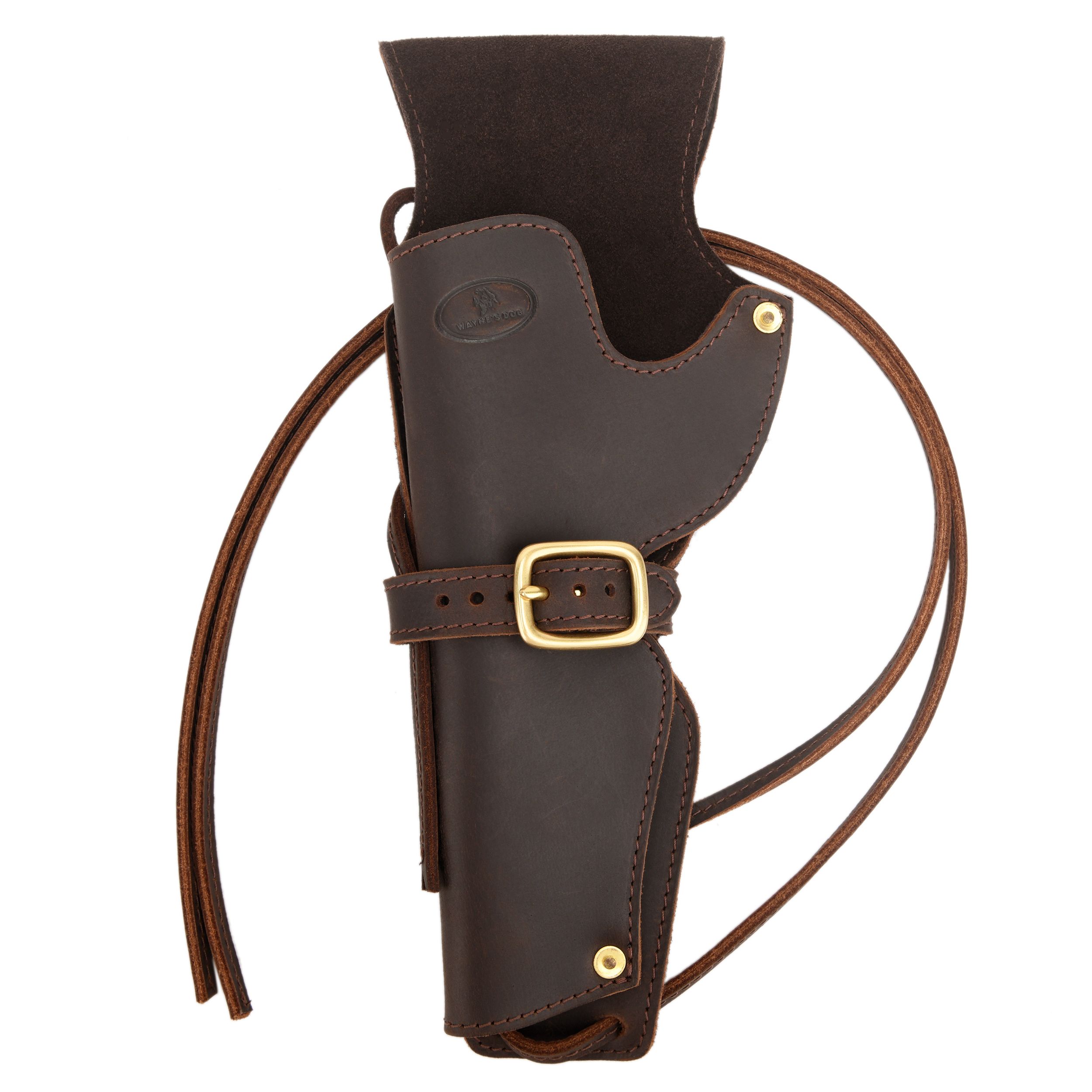 Leather Revolver Holster, Ambidextrous Western Cowboy Holsters