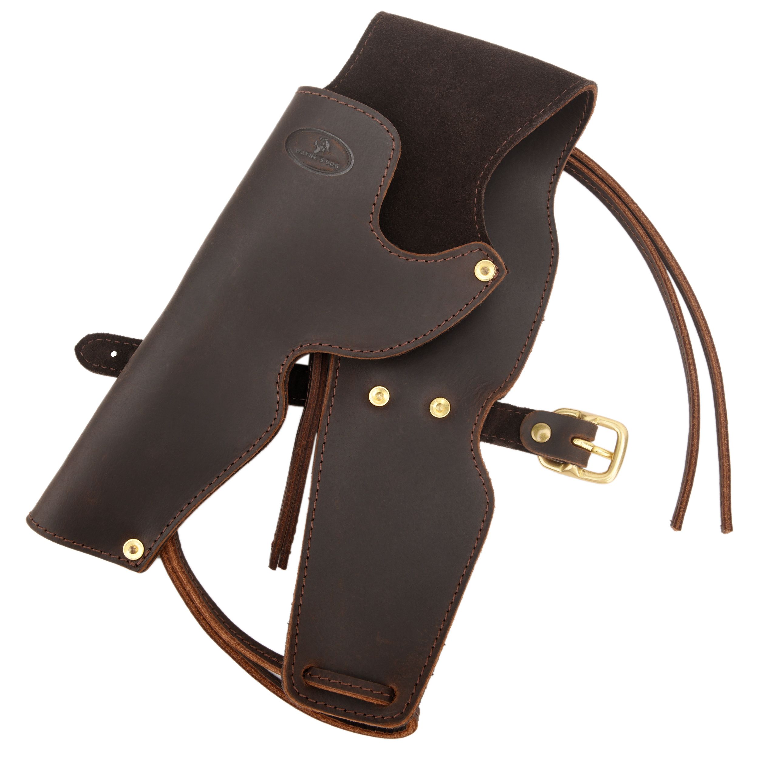 Leather Revolver Holster, Ambidextrous Western Cowboy Holsters