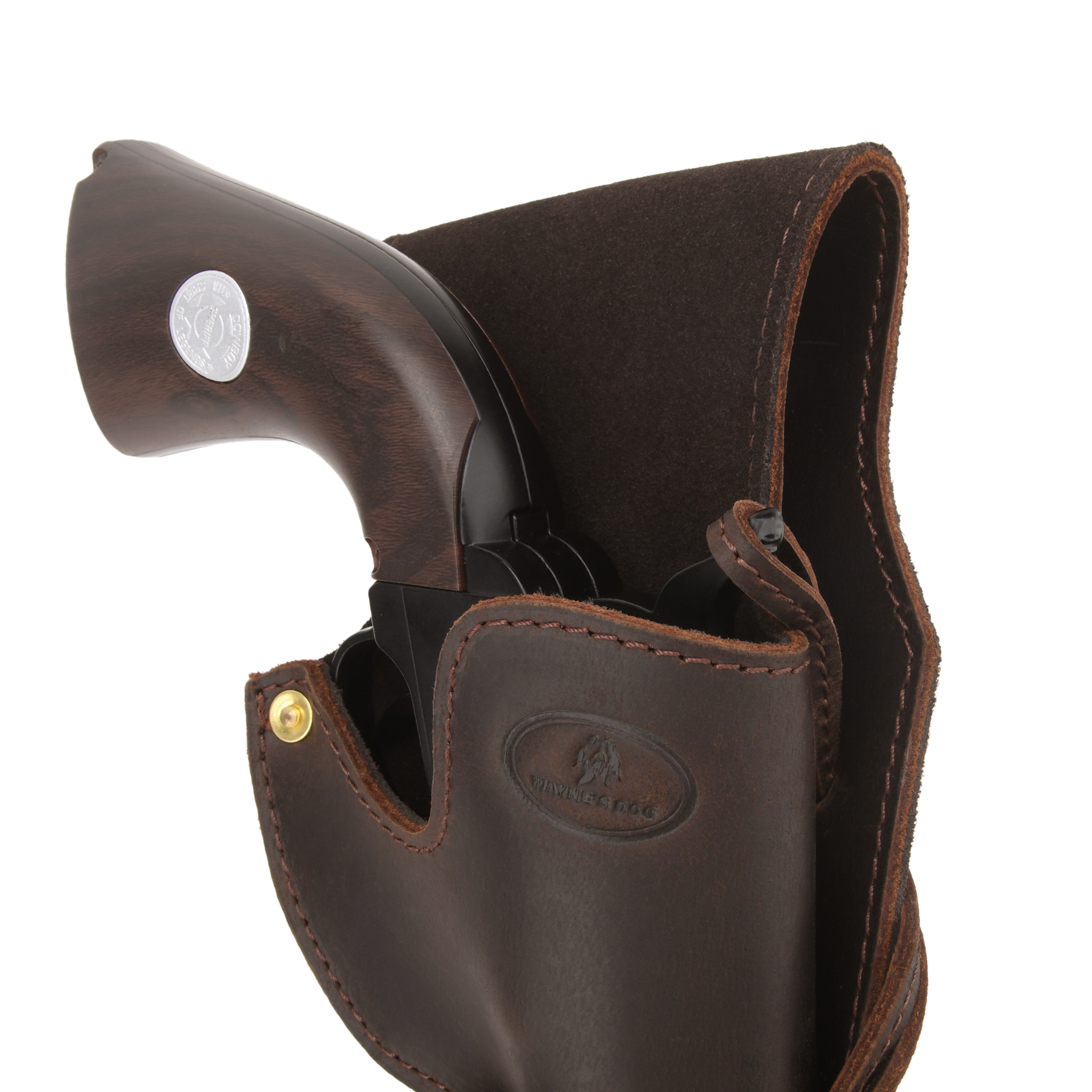 Leather Revolver Holster, Ambidextrous Western Cowboy Holsters