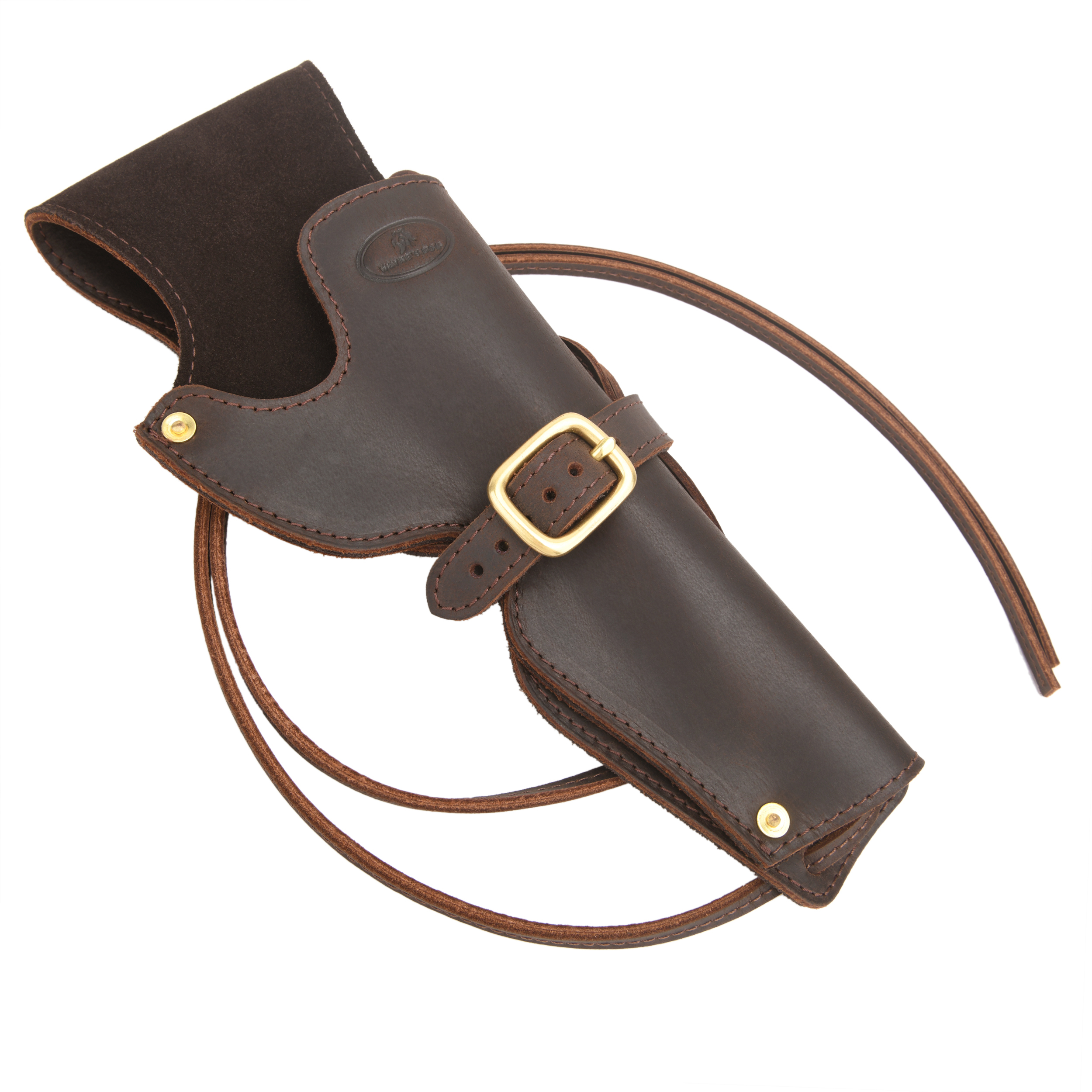 Leather Revolver Holster, Ambidextrous Western Cowboy Holsters