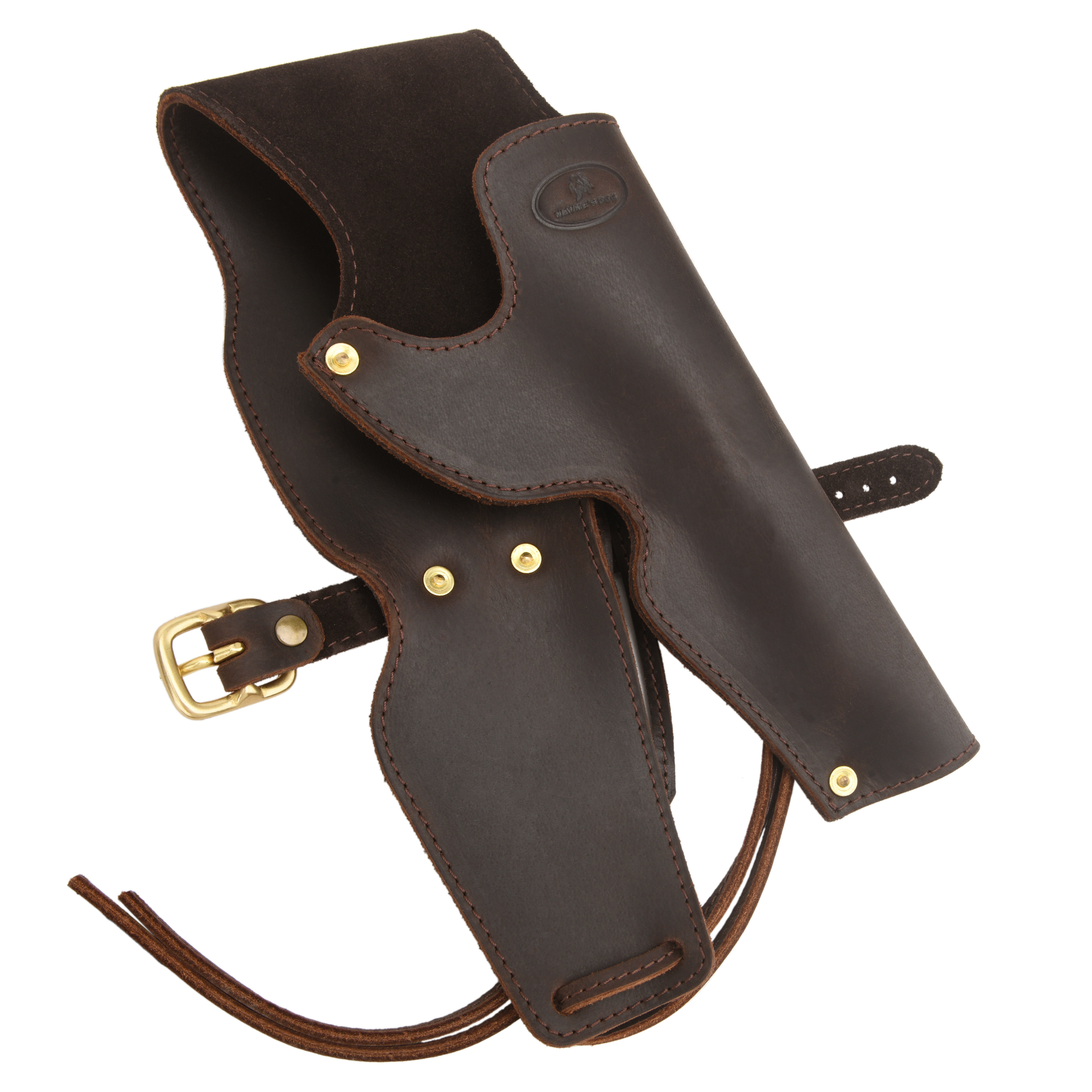 Leather Revolver Holster, Ambidextrous Western Cowboy Holsters
