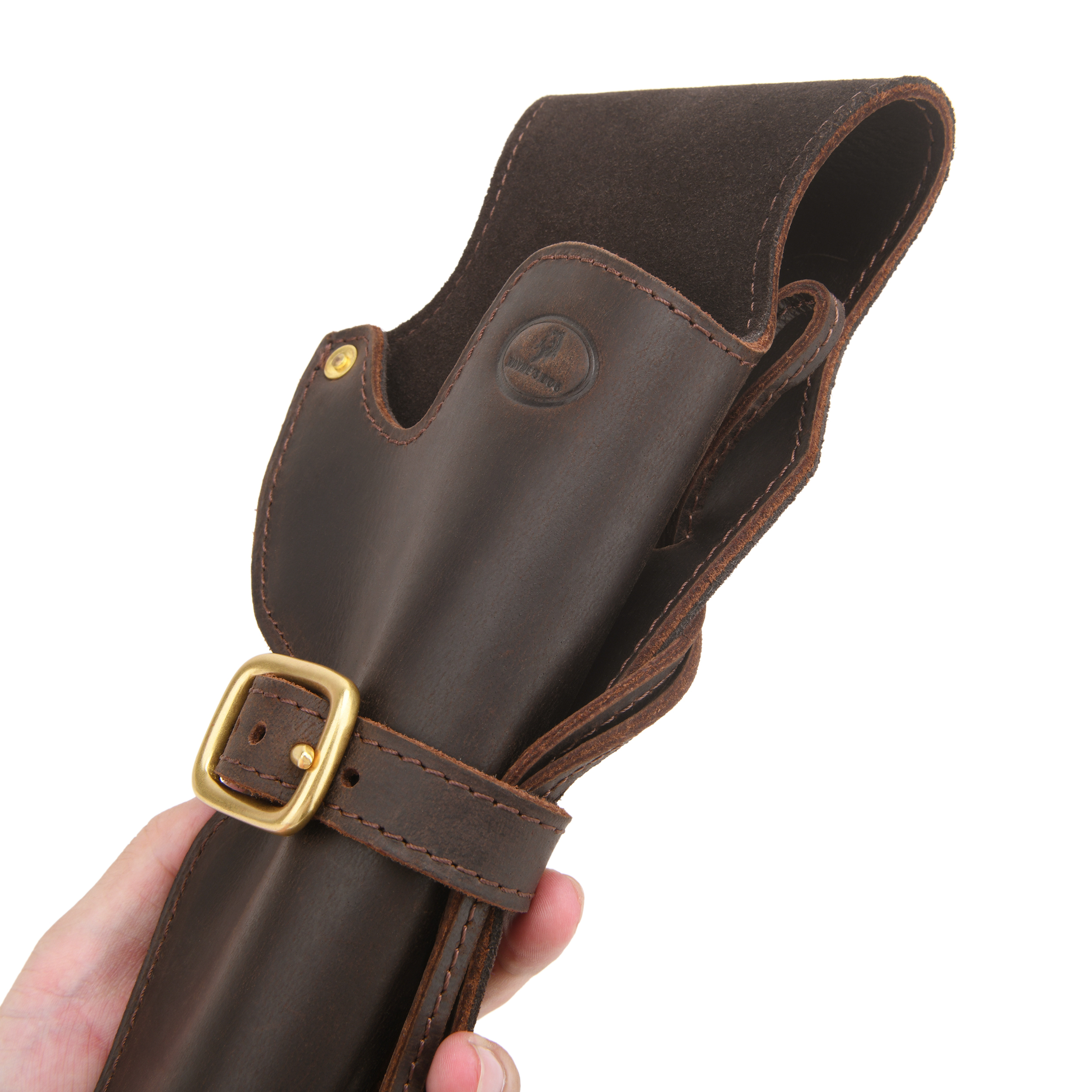 Leather Revolver Holster, Ambidextrous Western Cowboy Holsters