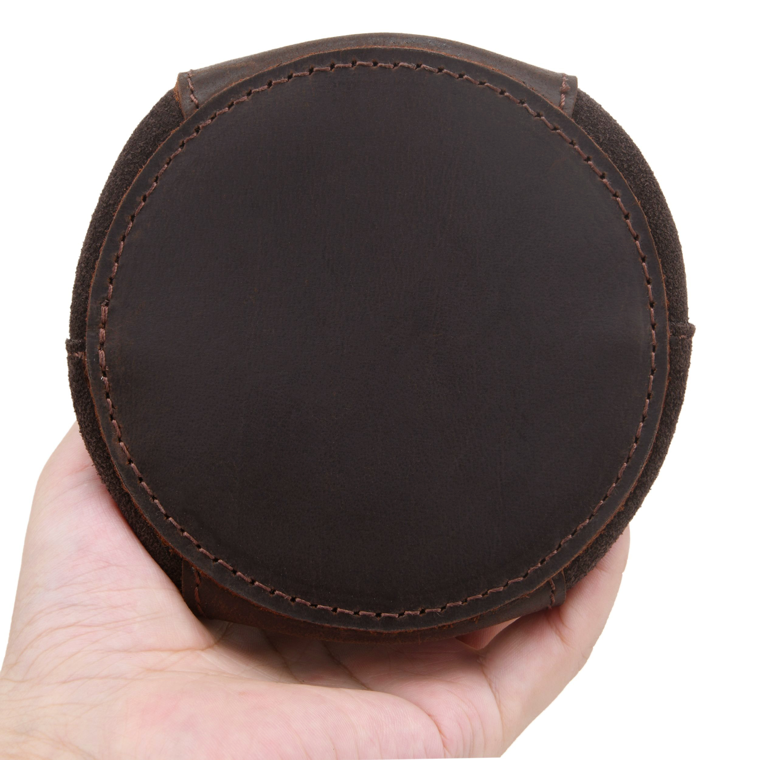 Leather Suede Drawstring Ammo Pouch Rifle Ammo Magazine Belt Bag