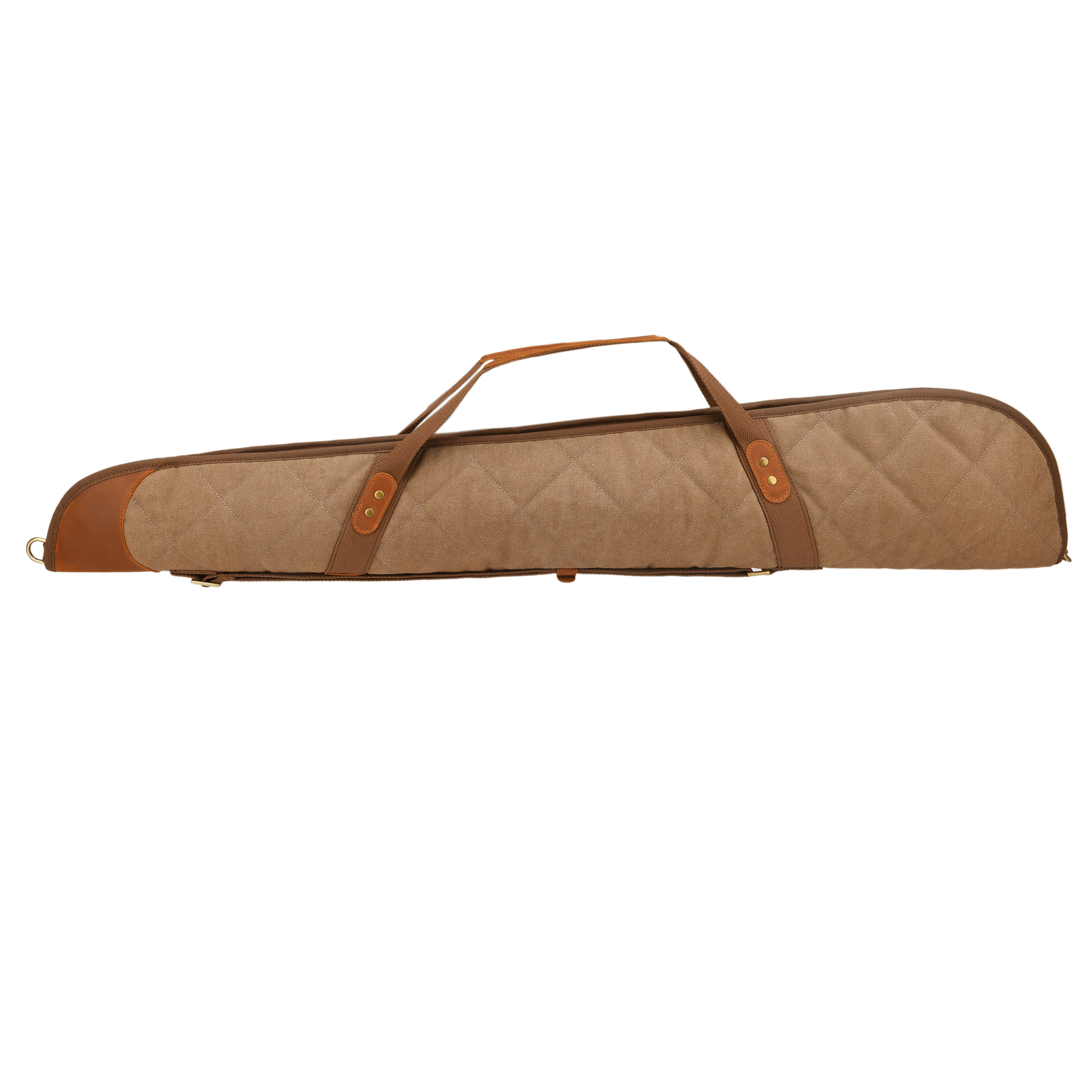 Soft Scoped Rifle & Shotgun Case, Canvas Leather Gun Storage Bag
