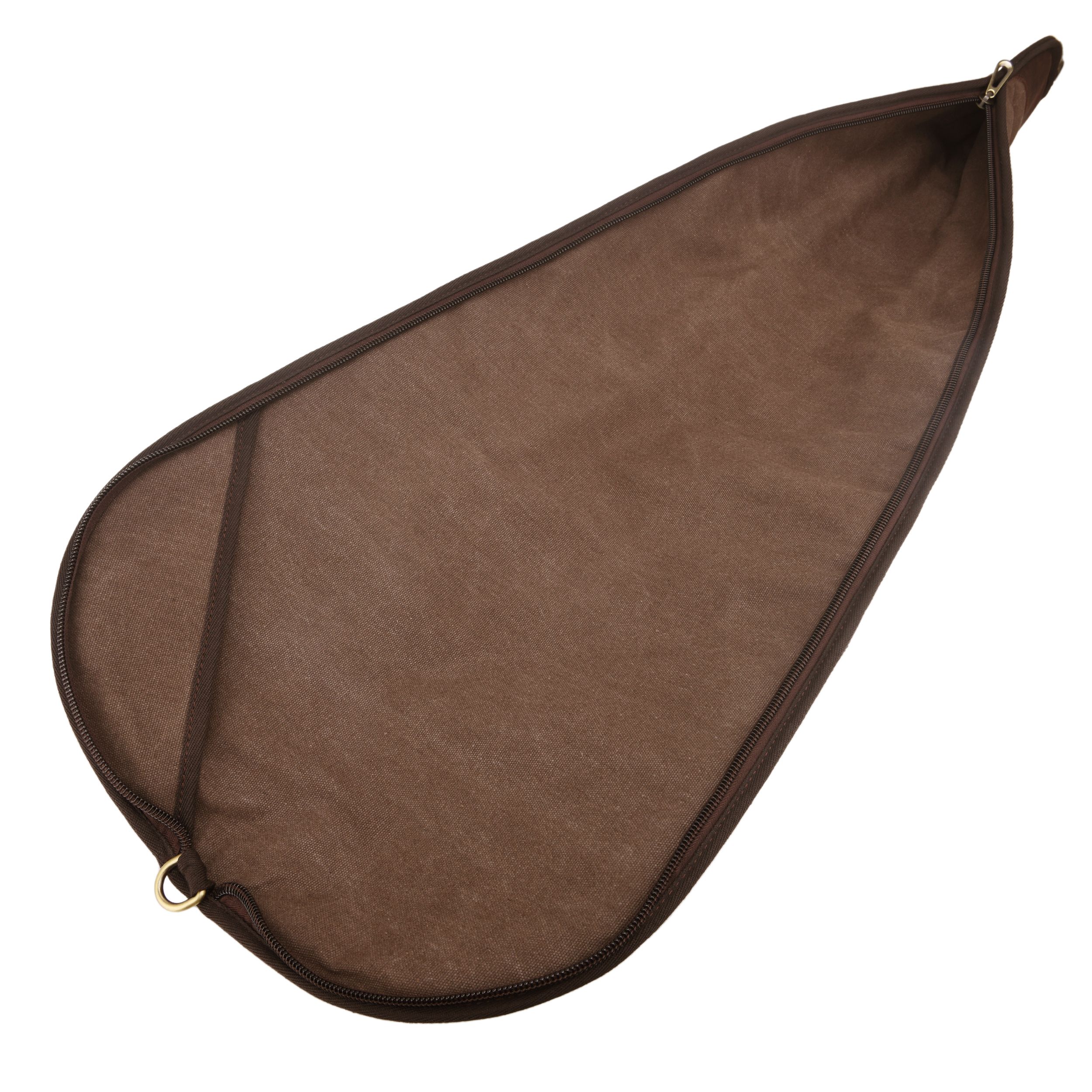 Soft Scoped Rifle & Shotgun Case, Canvas Leather Gun Storage Bag