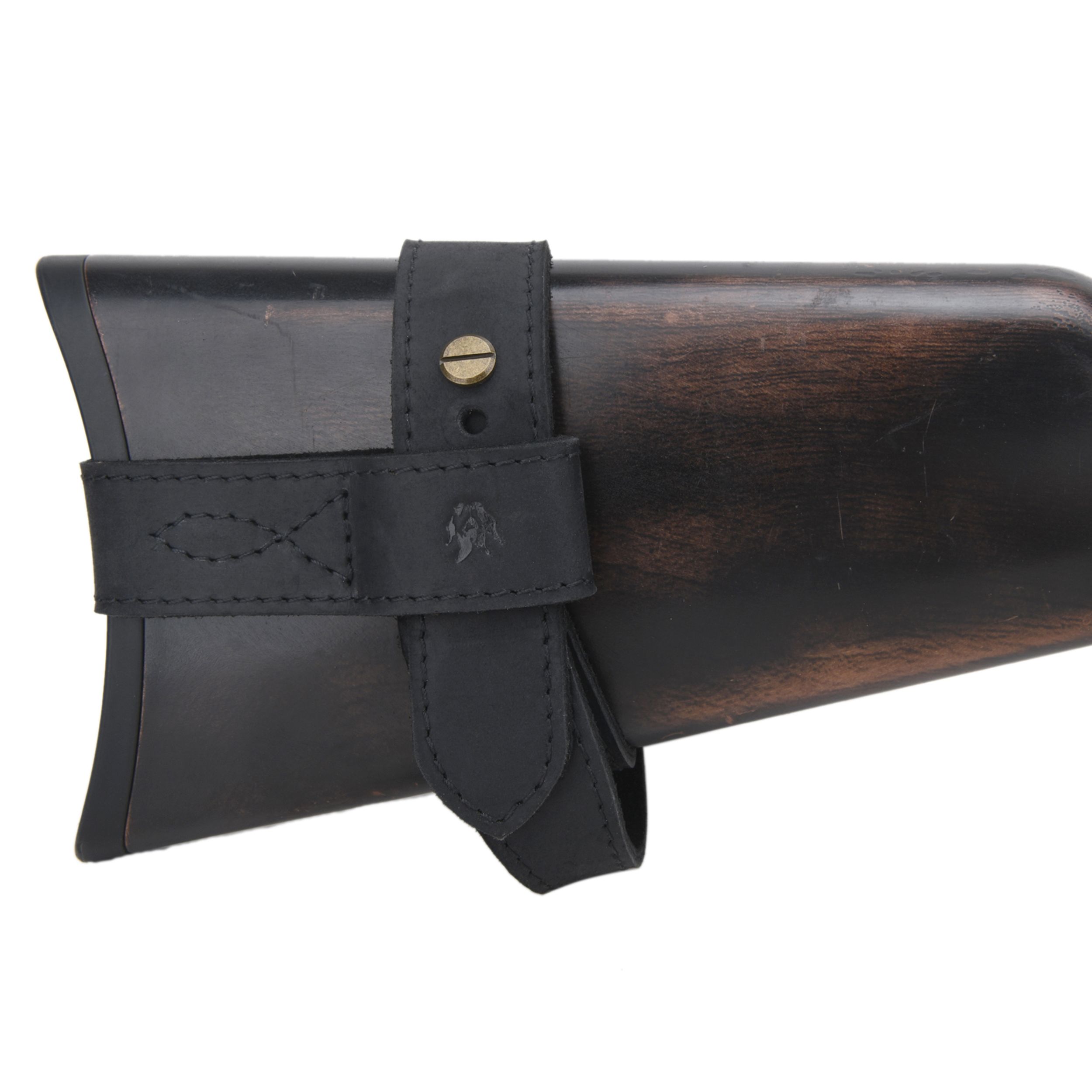 No Drill Gun Stock Harness, Leather Rifle Sling Harness