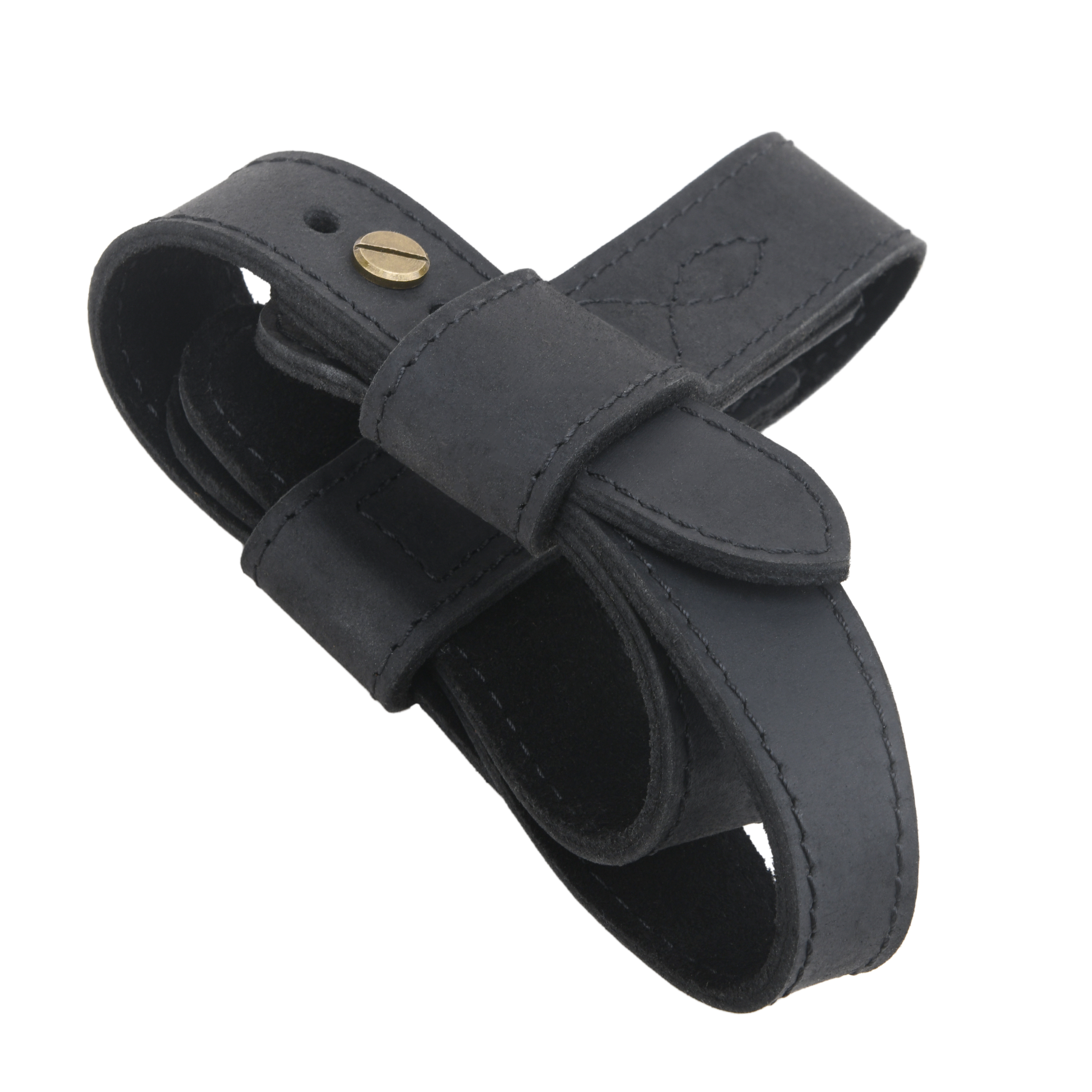 No Drill Gun Stock Harness, Leather Rifle Sling Harness