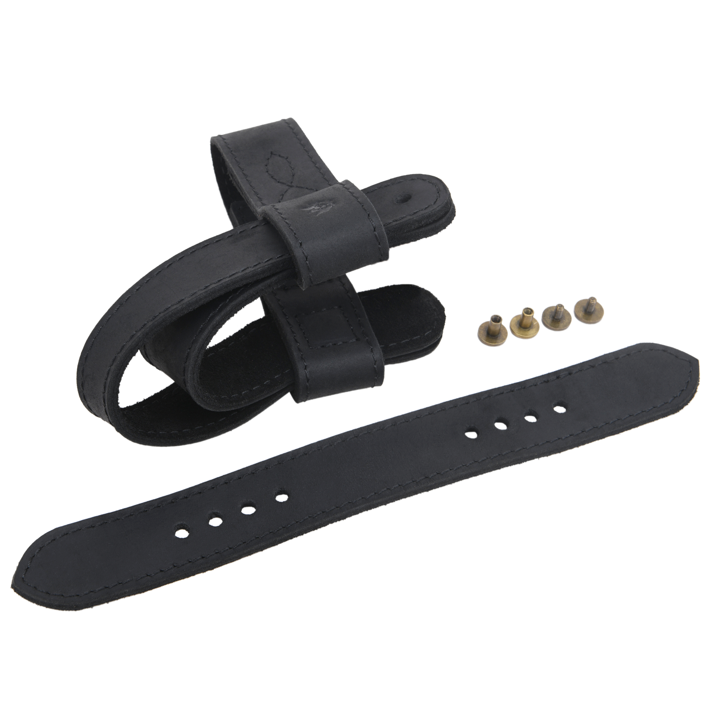 No Drill Gun Stock Harness, Leather Rifle Sling Harness