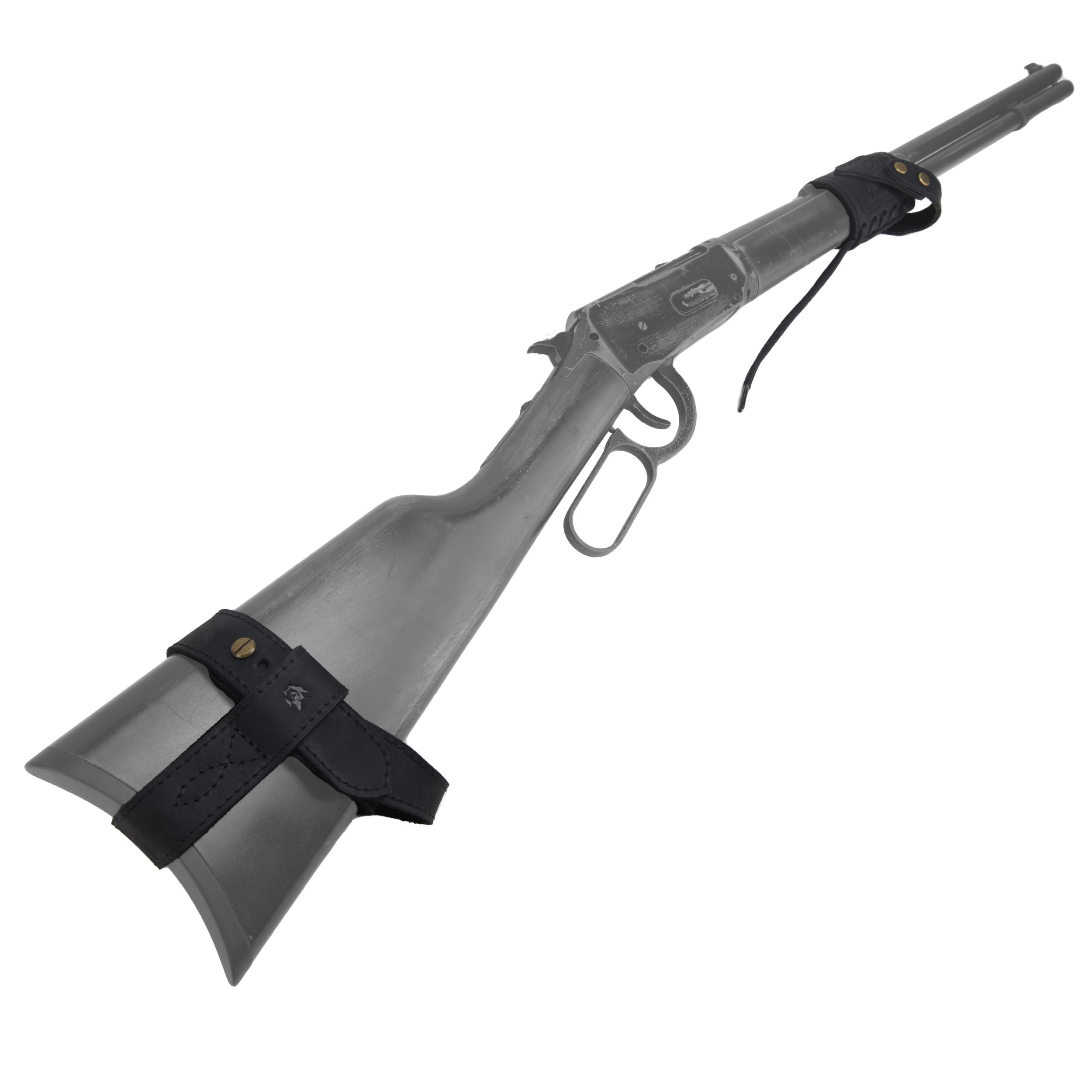 Rifles No Drill Stock Harness with Leather Sling Barrel Mount