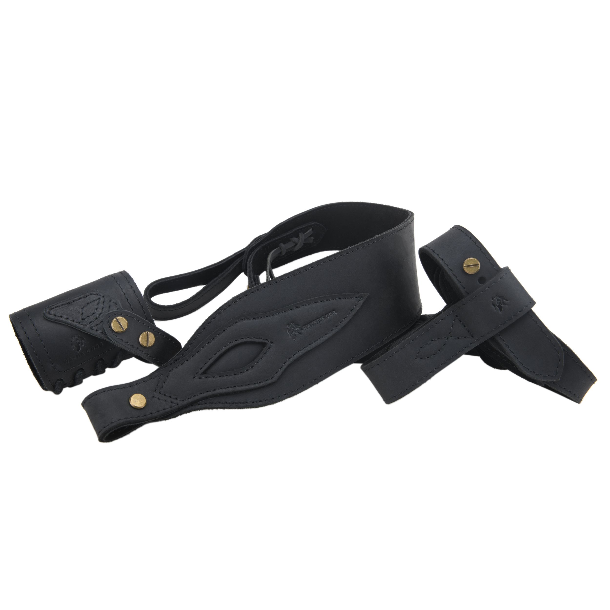 No Drill Leather Rifle Sling with Stock Harness and Barrel Mount