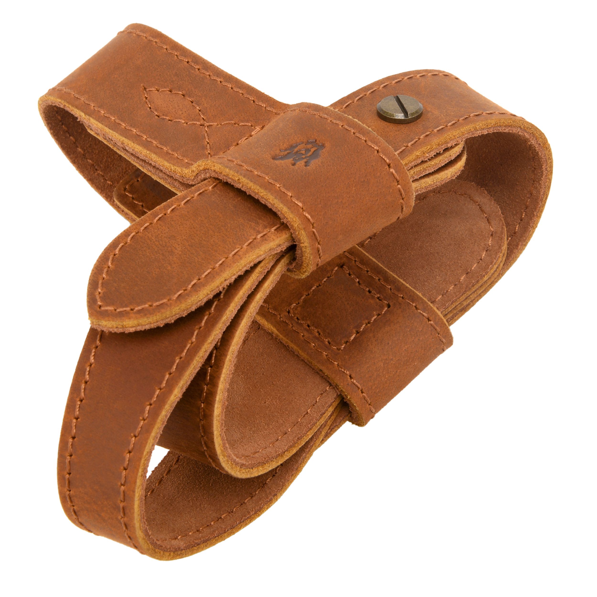 No Drill Gun Stock Harness, Leather Rifle Sling Harness