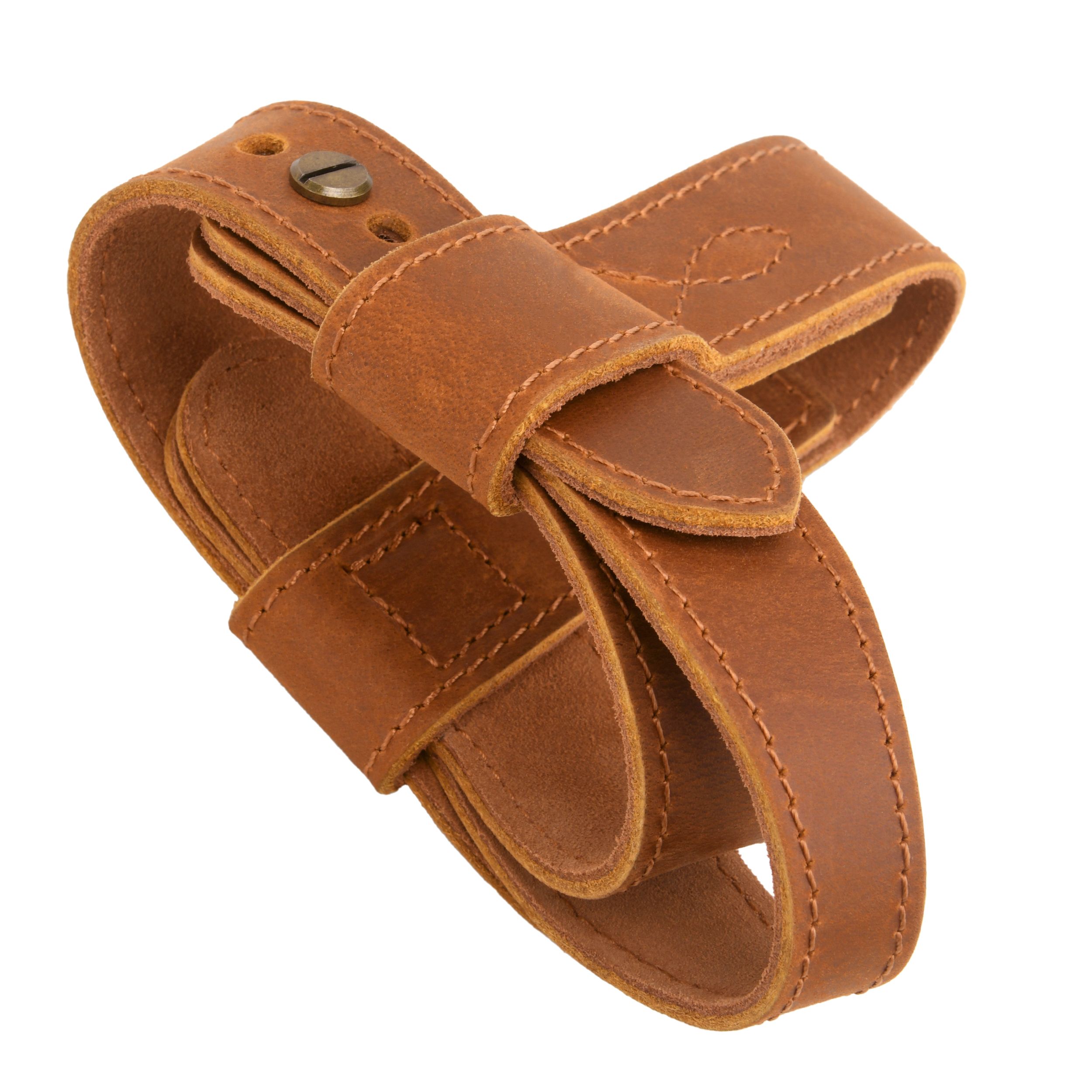 No Drill Gun Stock Harness, Leather Rifle Sling Harness