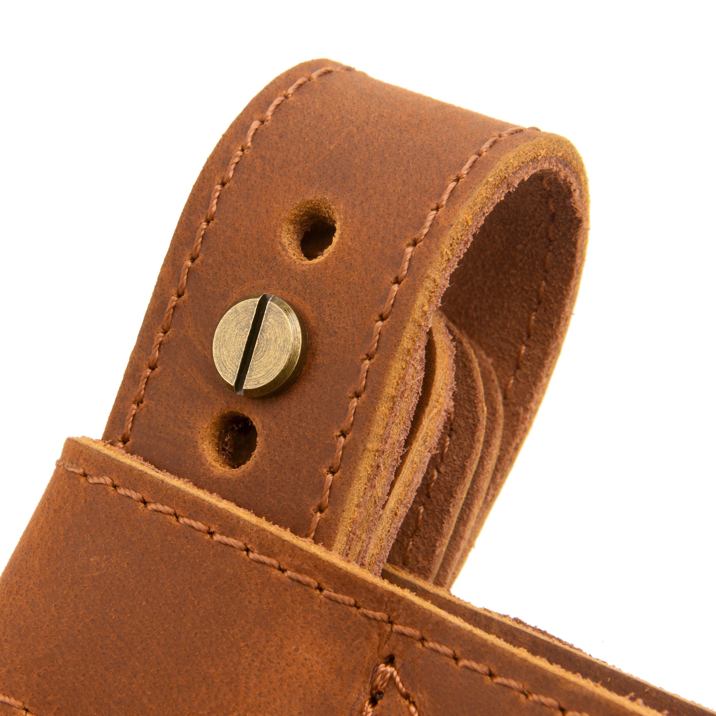 No Drill Gun Stock Harness, Leather Rifle Sling Harness