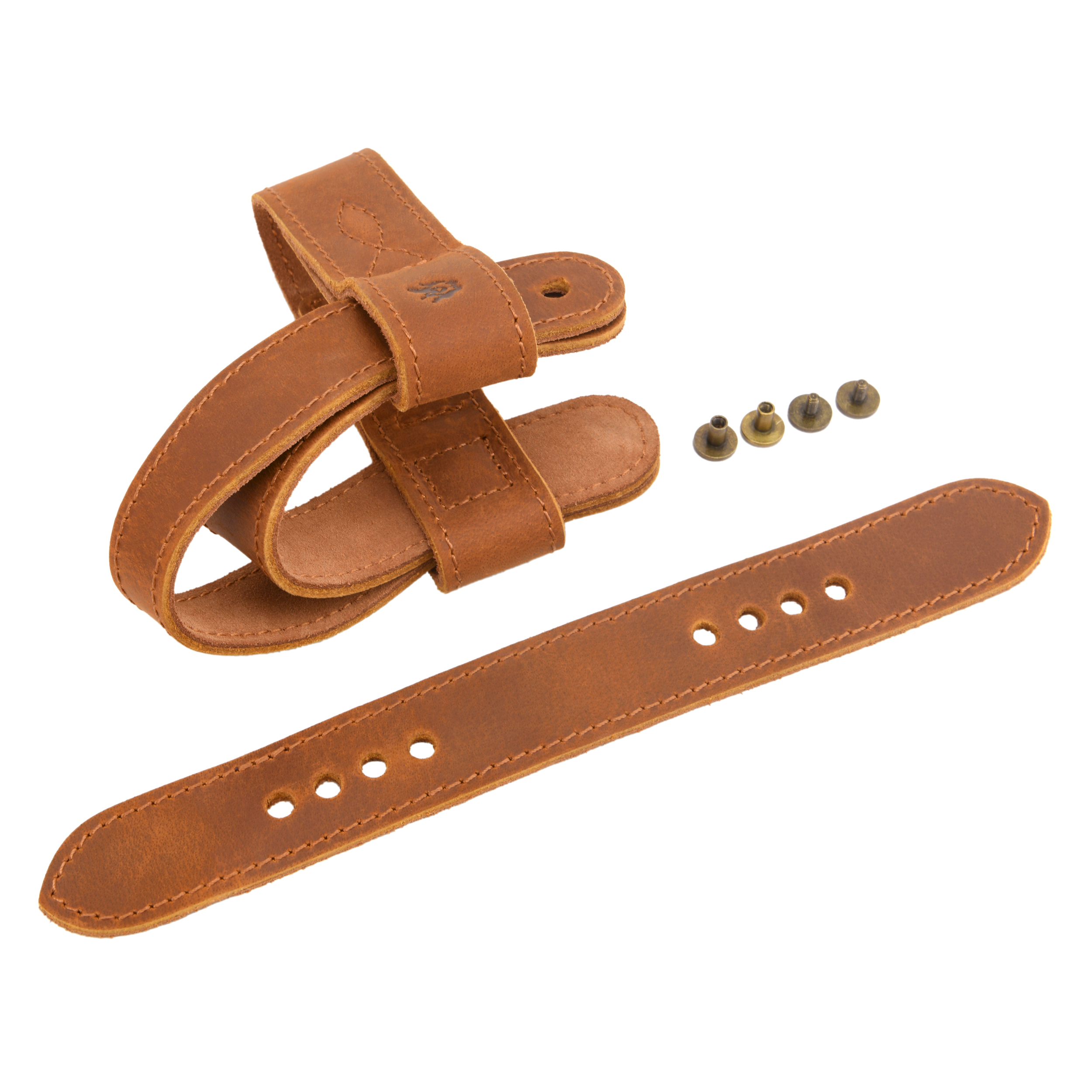 No Drill Gun Stock Harness, Leather Rifle Sling Harness