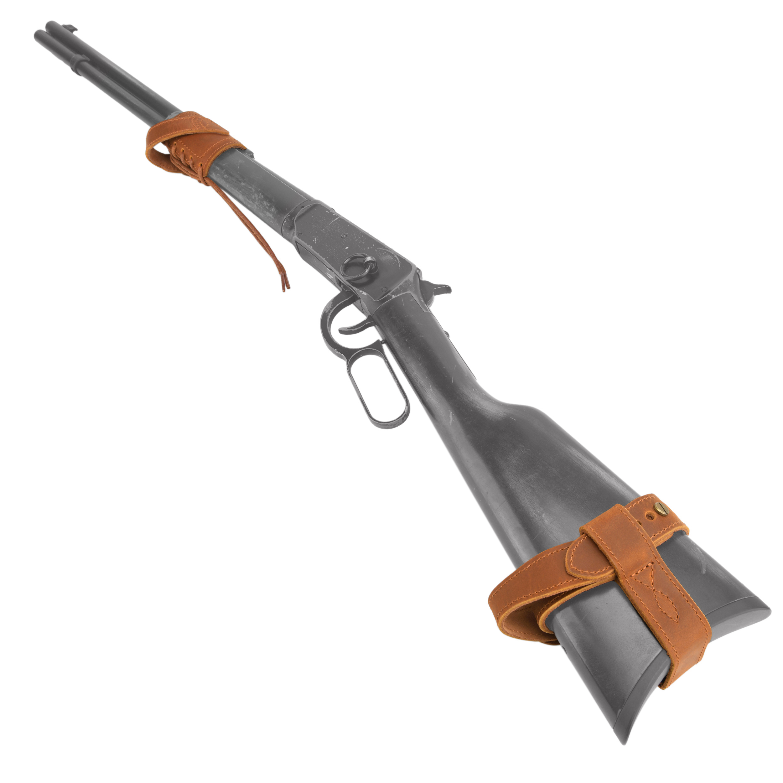 Rifles No Drill Stock Harness with Leather Sling Barrel Mount