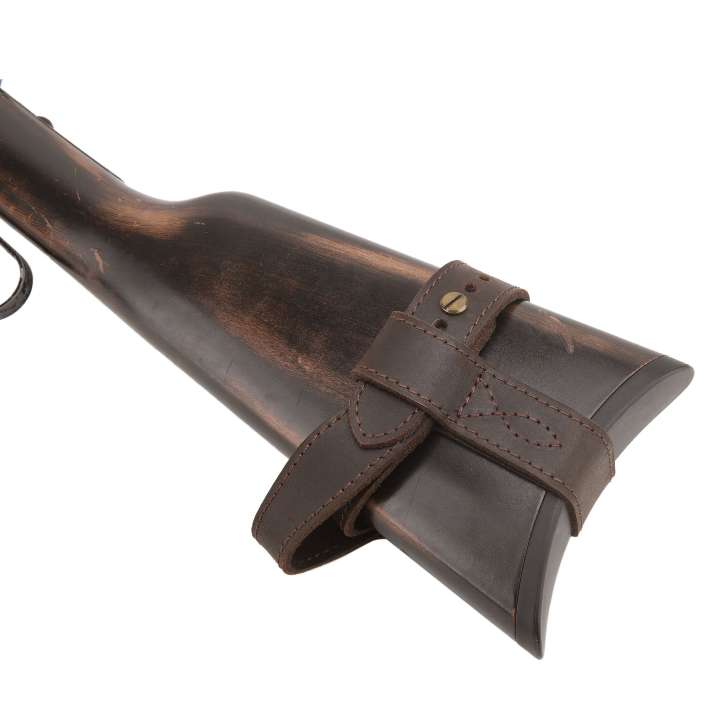 No Drill Gun Stock Harness, Leather Rifle Sling Harness