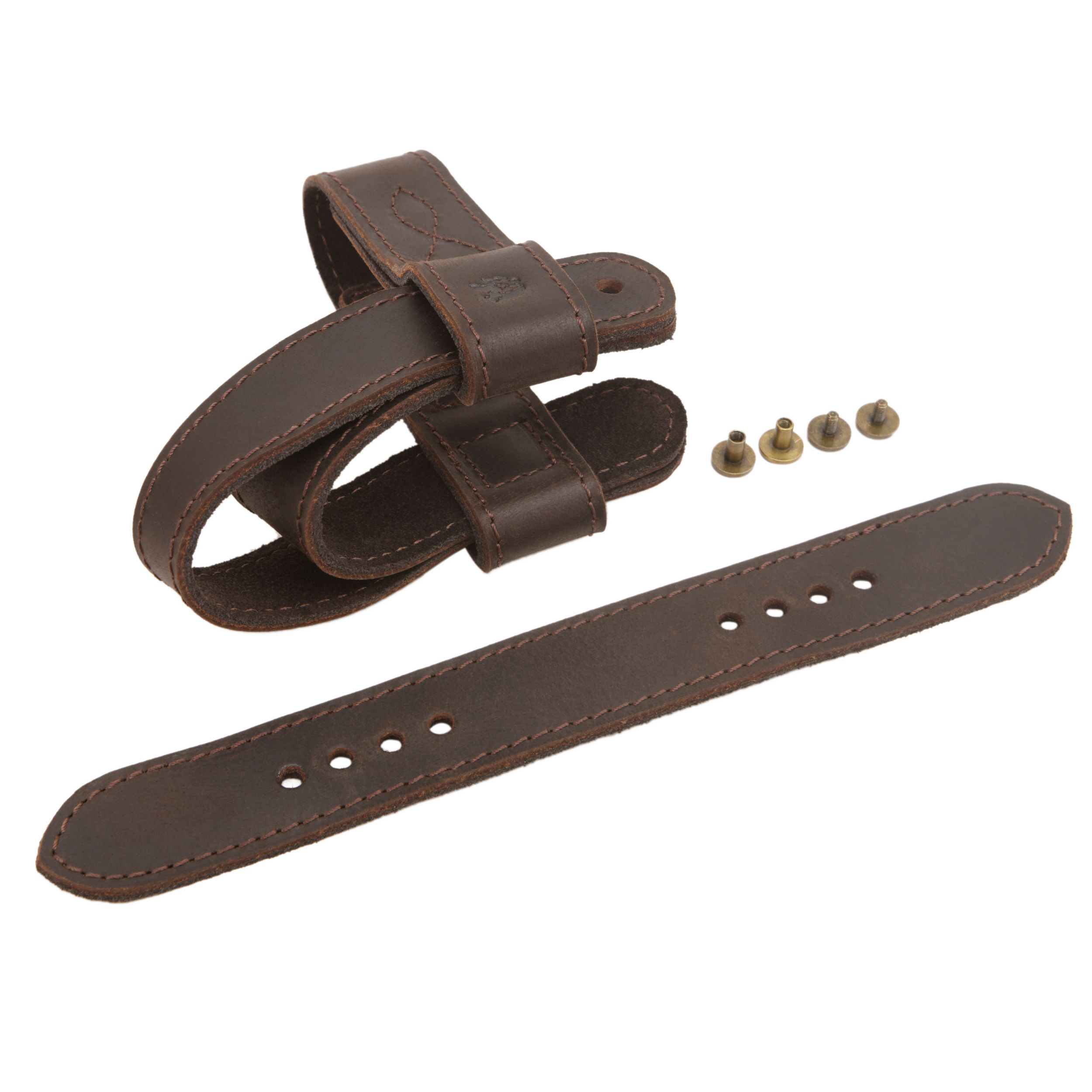 No Drill Gun Stock Harness, Leather Rifle Sling Harness