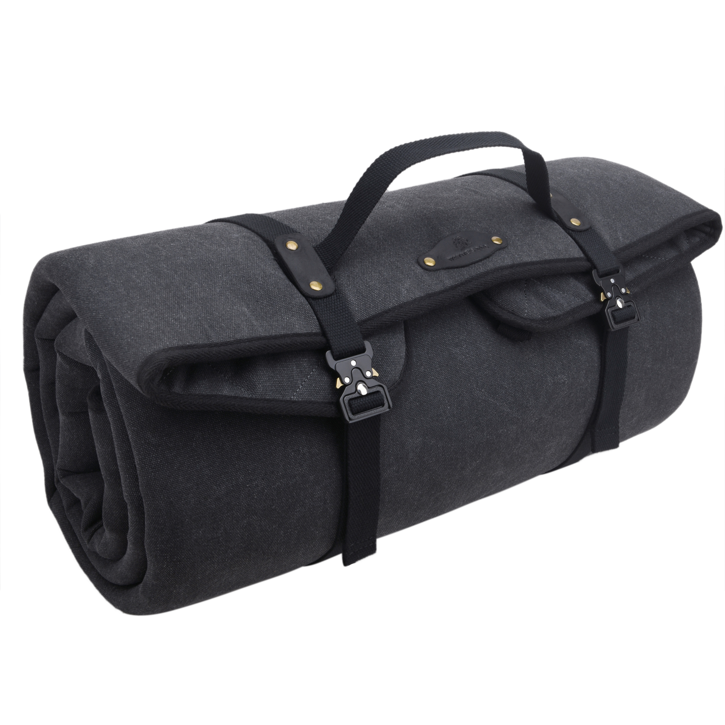 Padded Waxed Canvas Shooting Mat, 91"x41"Extra Large Rollout Mat Prone