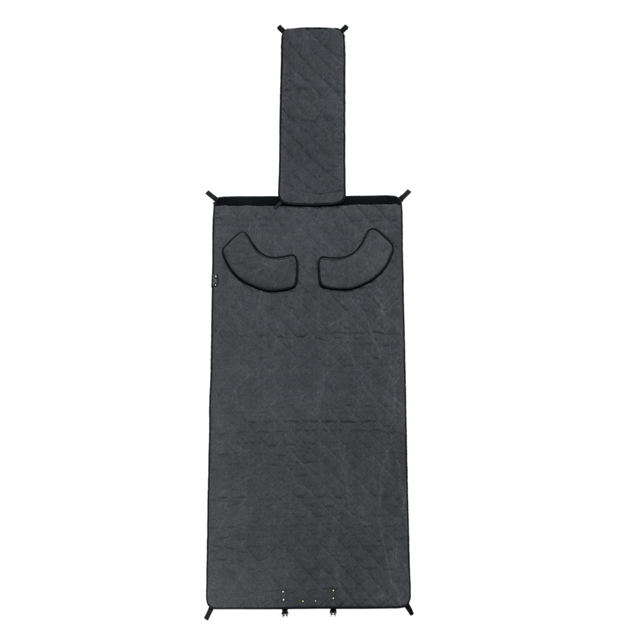 Padded Waxed Canvas Shooting Mat, 91"x41"Extra Large Rollout Mat Prone