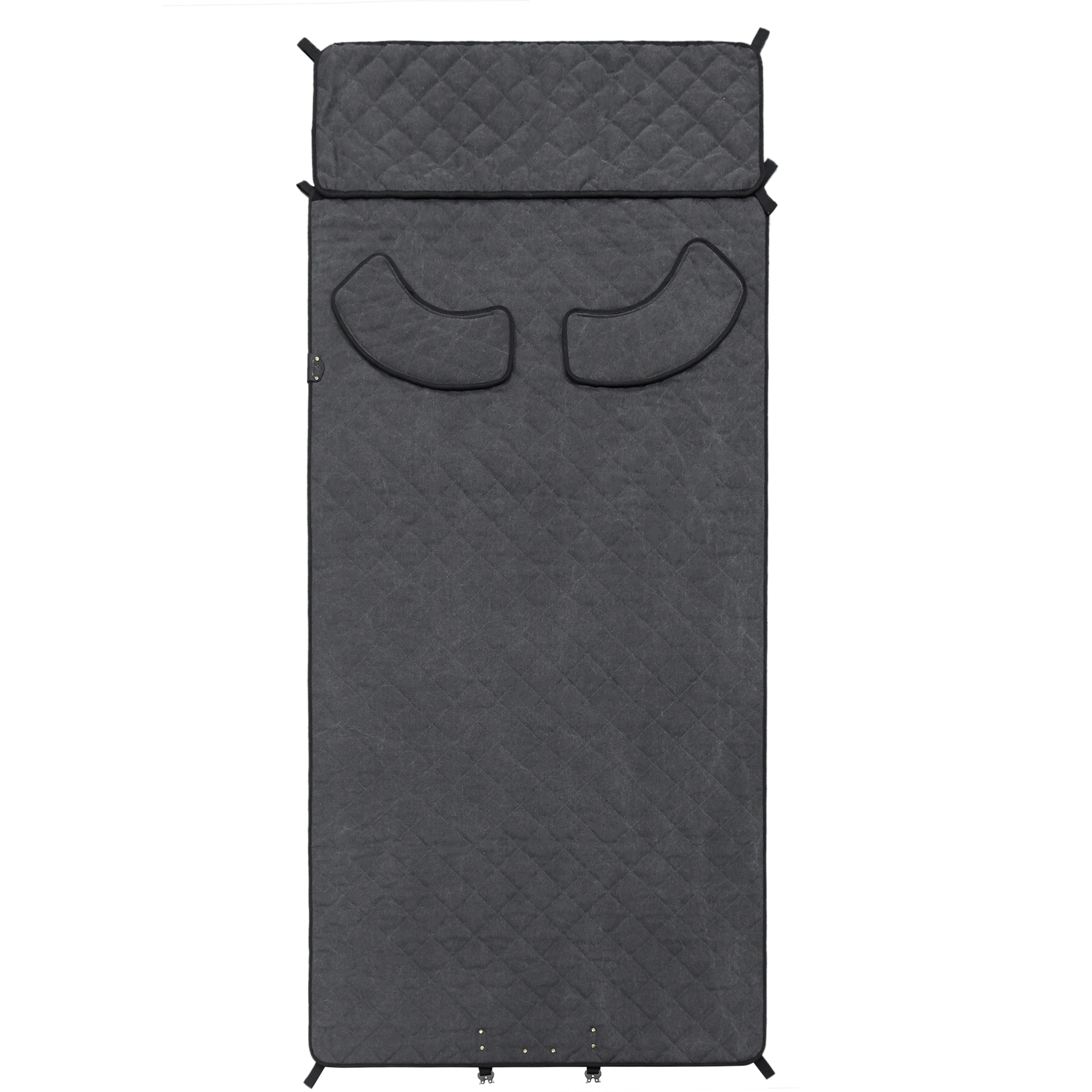 Padded Waxed Canvas Shooting Mat, 91"x41"Extra Large Rollout Mat Prone