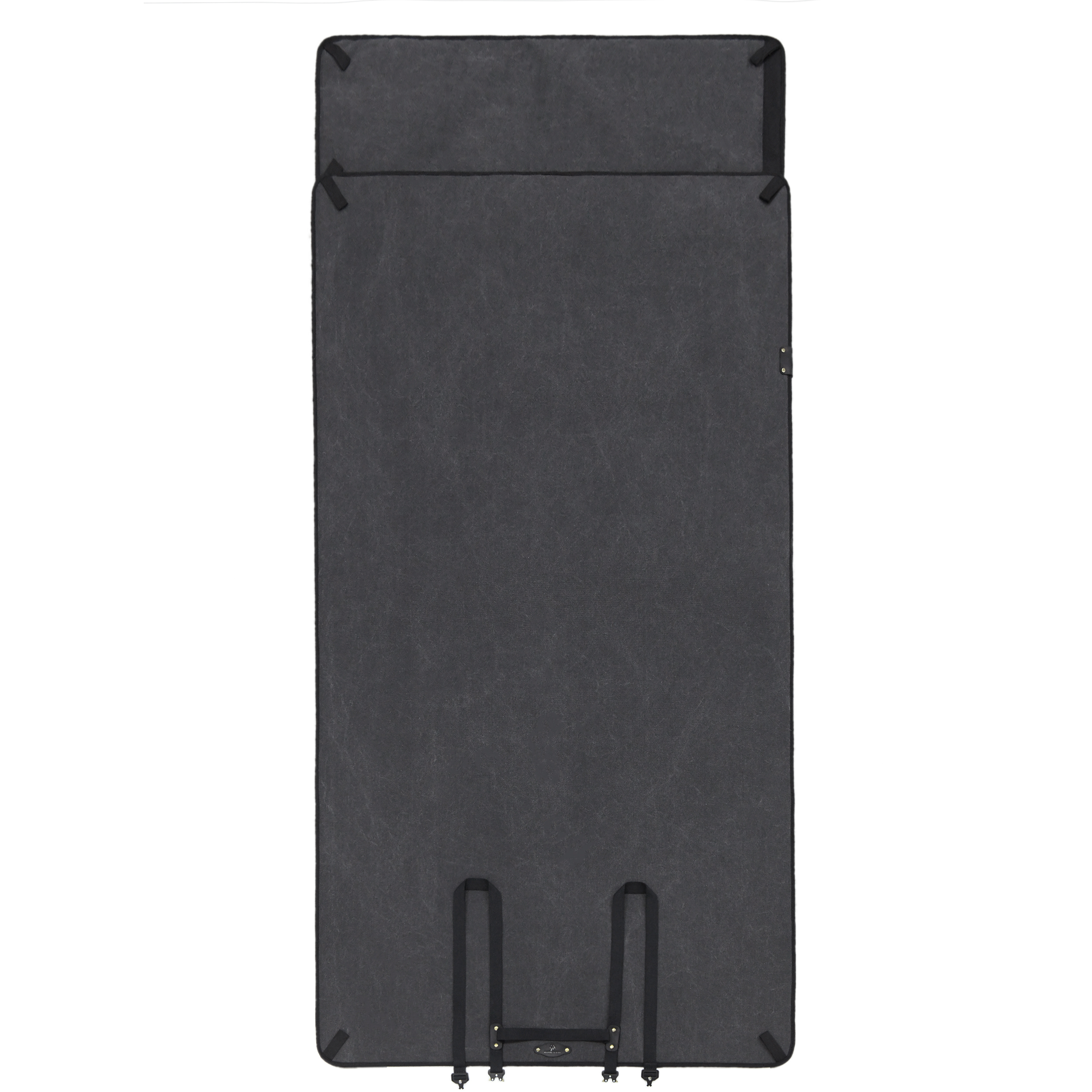 Padded Waxed Canvas Shooting Mat, 91"x41"Extra Large Rollout Mat Prone