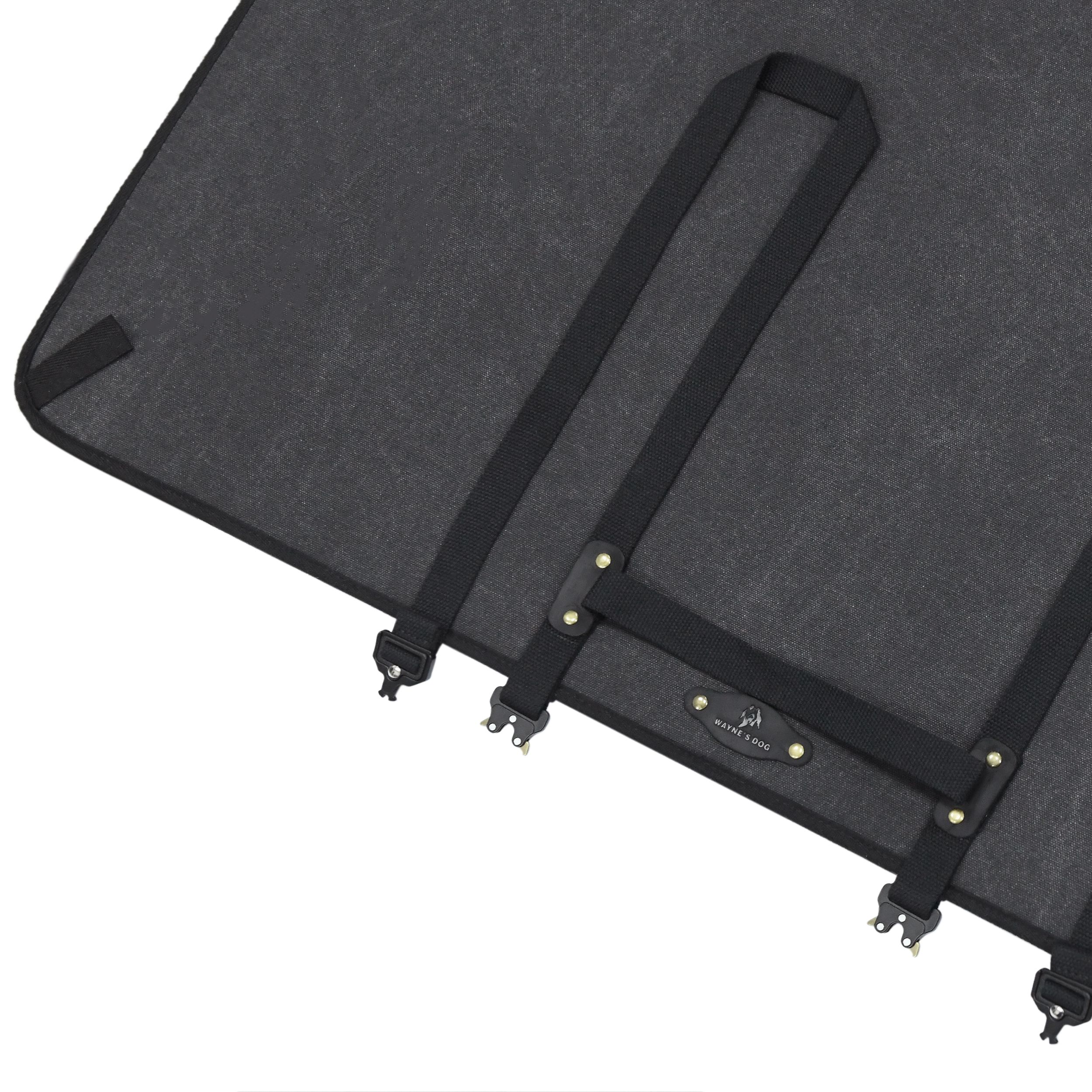 Padded Waxed Canvas Shooting Mat, 91"x41"Extra Large Rollout Mat Prone