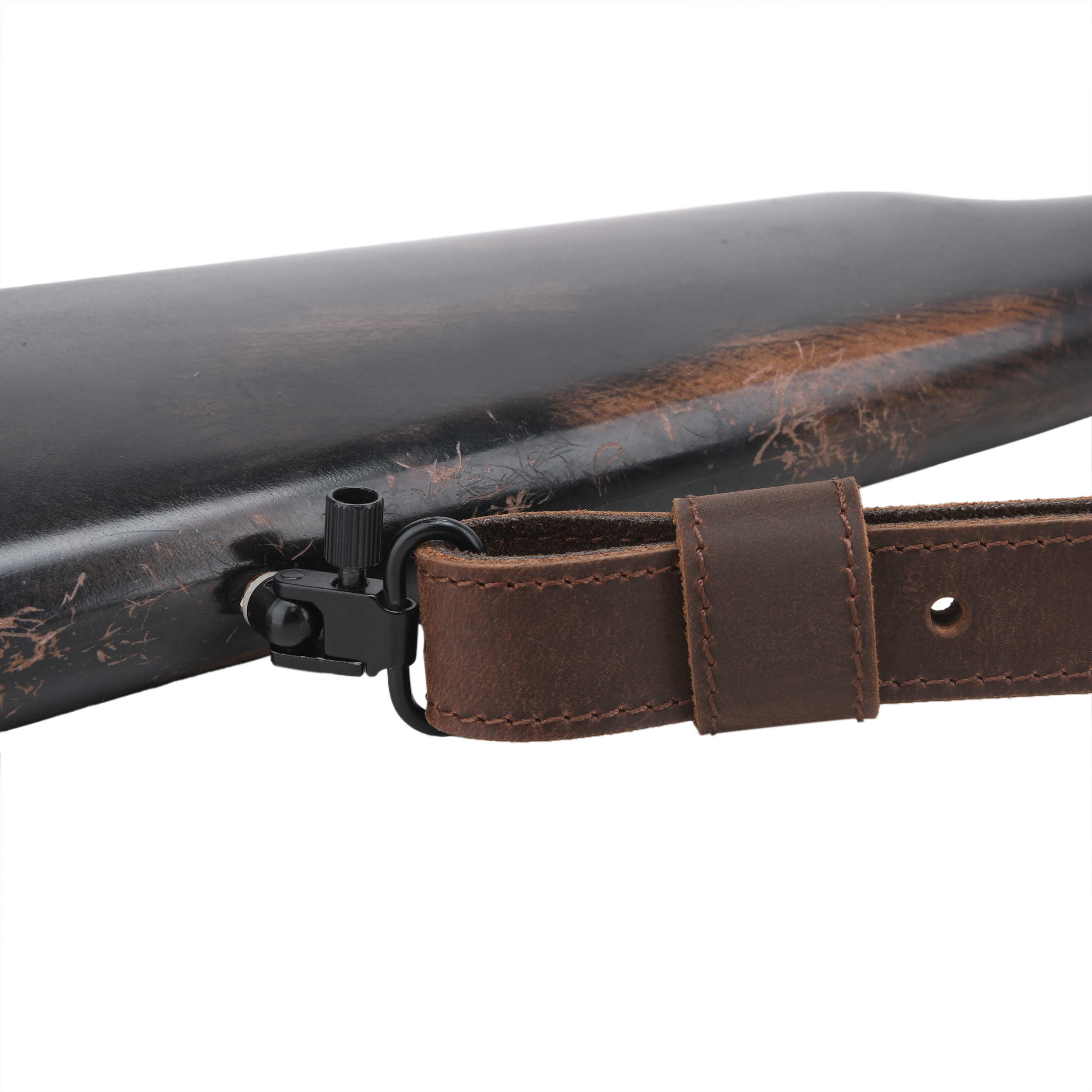 Canvas Leather Rifle Shell Holder Sling for .30-30 .30-06 .45-70 12GA