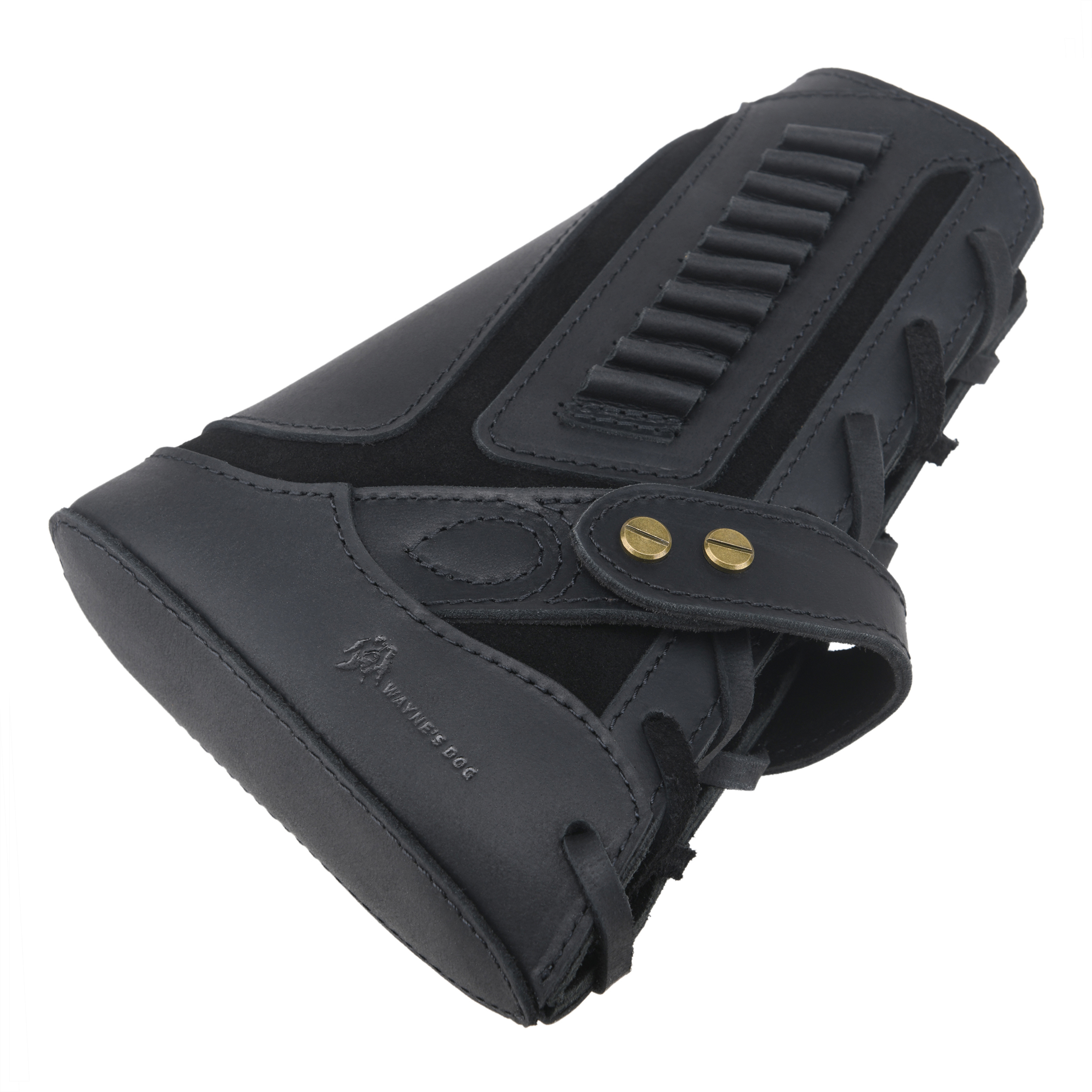 Full Leather Rifle No Drill Need Buttstock Rifle Gun Holster for .30-30.45-70.22