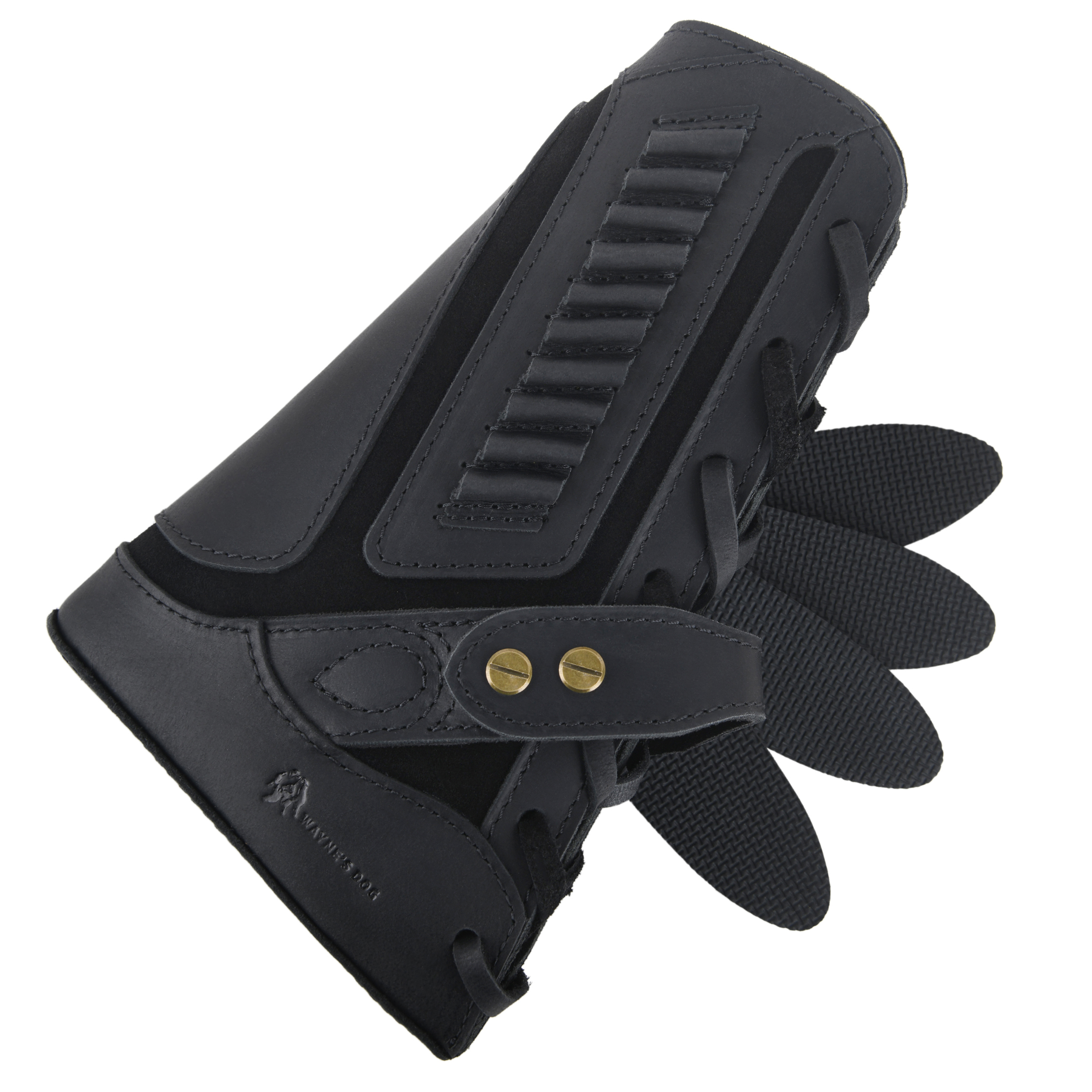 Full Leather Rifle No Drill Need Buttstock Rifle Gun Holster for .30-30.45-70.22