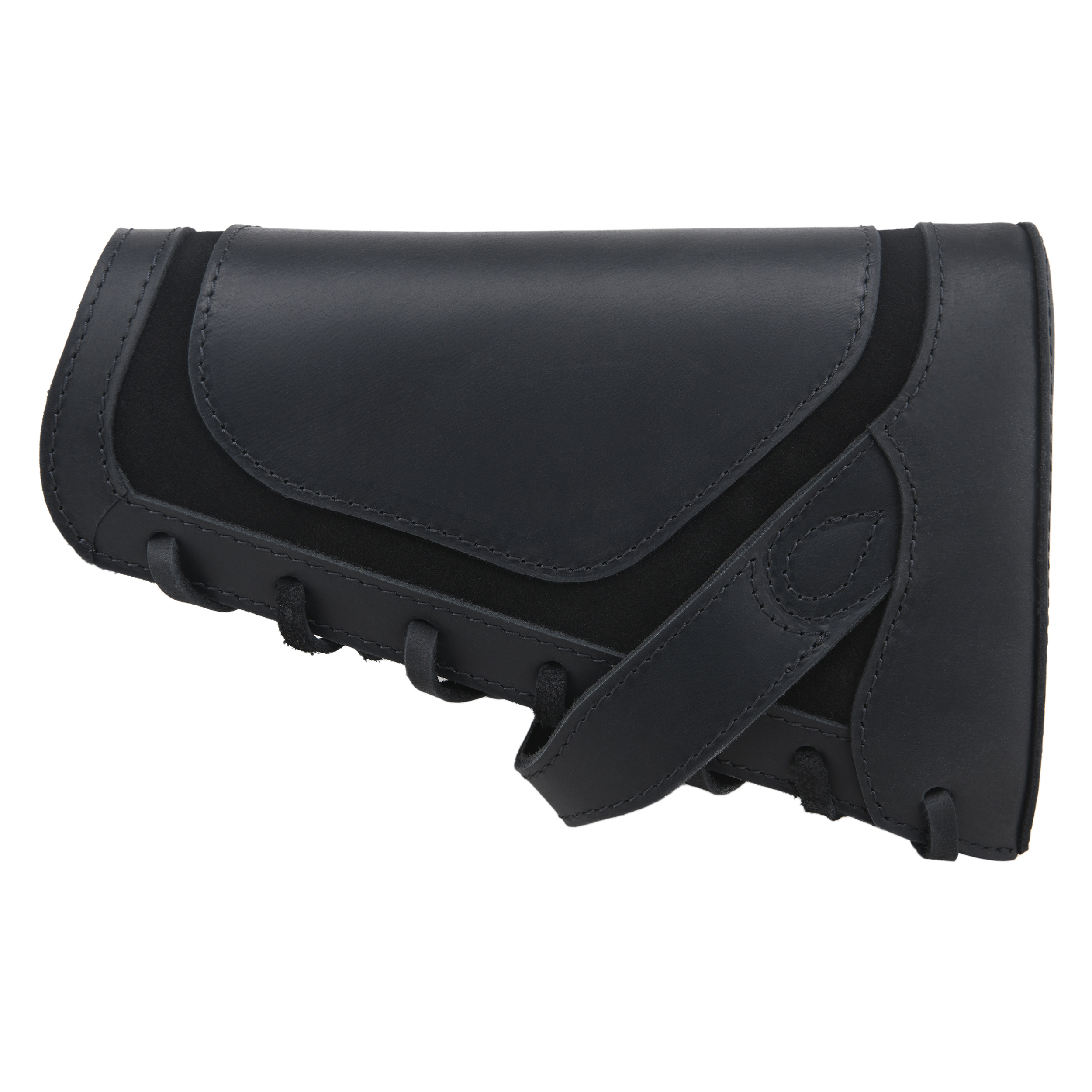 Full Leather Rifle No Drill Need Buttstock Rifle Gun Holster for .30-30.45-70.22