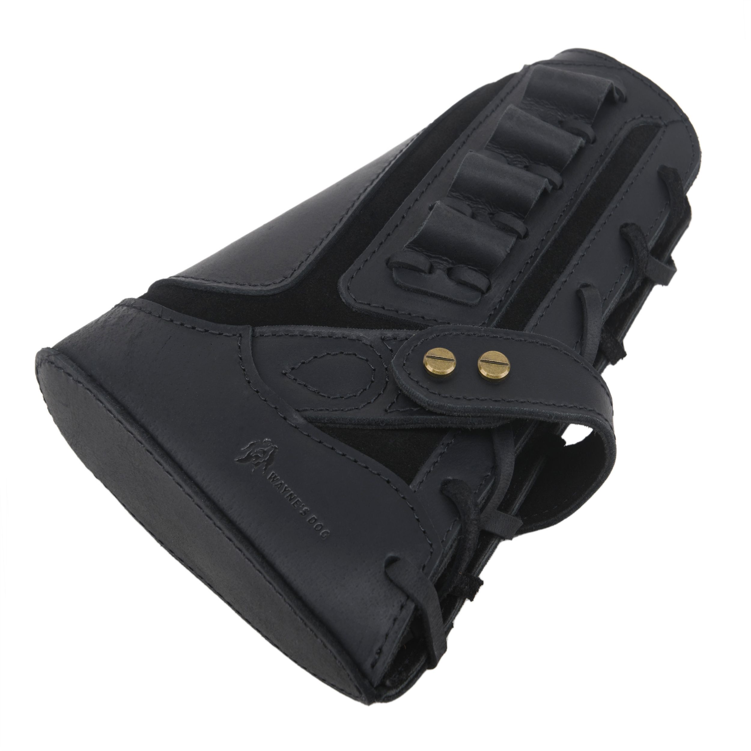 Full Leather Rifle No Drill Need Buttstock Rifle Gun Holster for .30-30.45-70.22