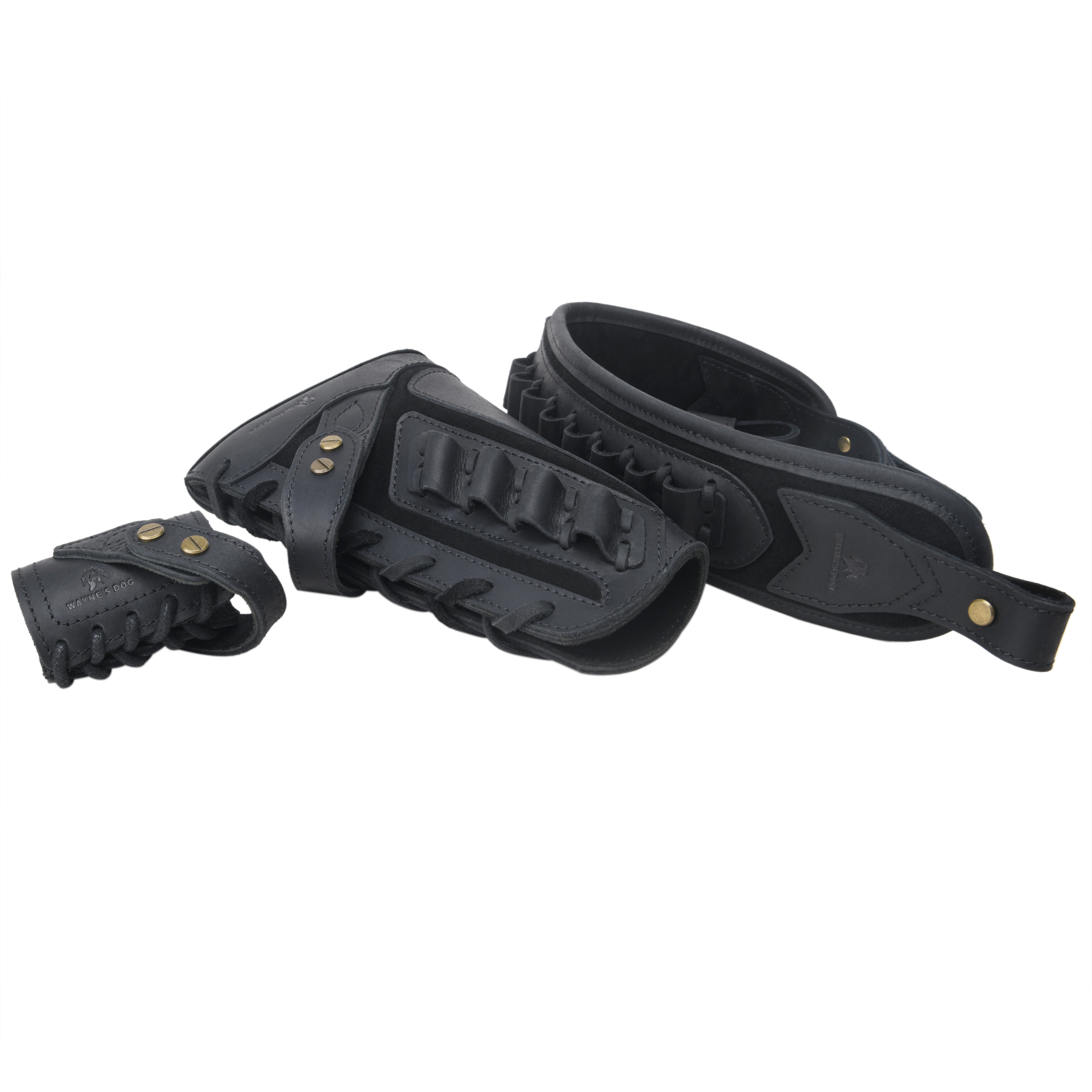 No Drill Set Leather Rifle Sling, Gun Buttstock, Sling Ring for.308.22