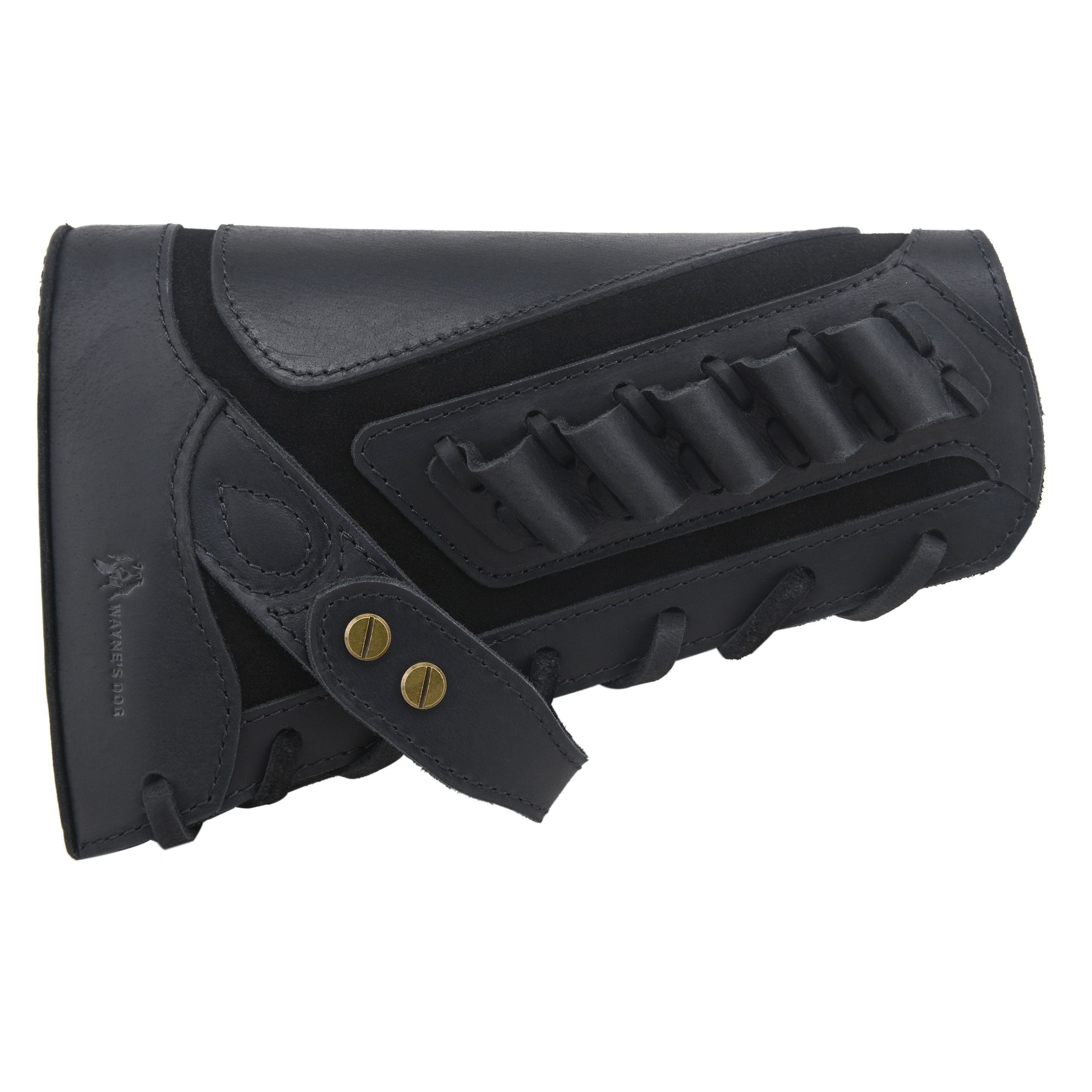 Full Leather Rifle No Drill Need Buttstock Rifle Gun Holster for .30-30.45-70.22