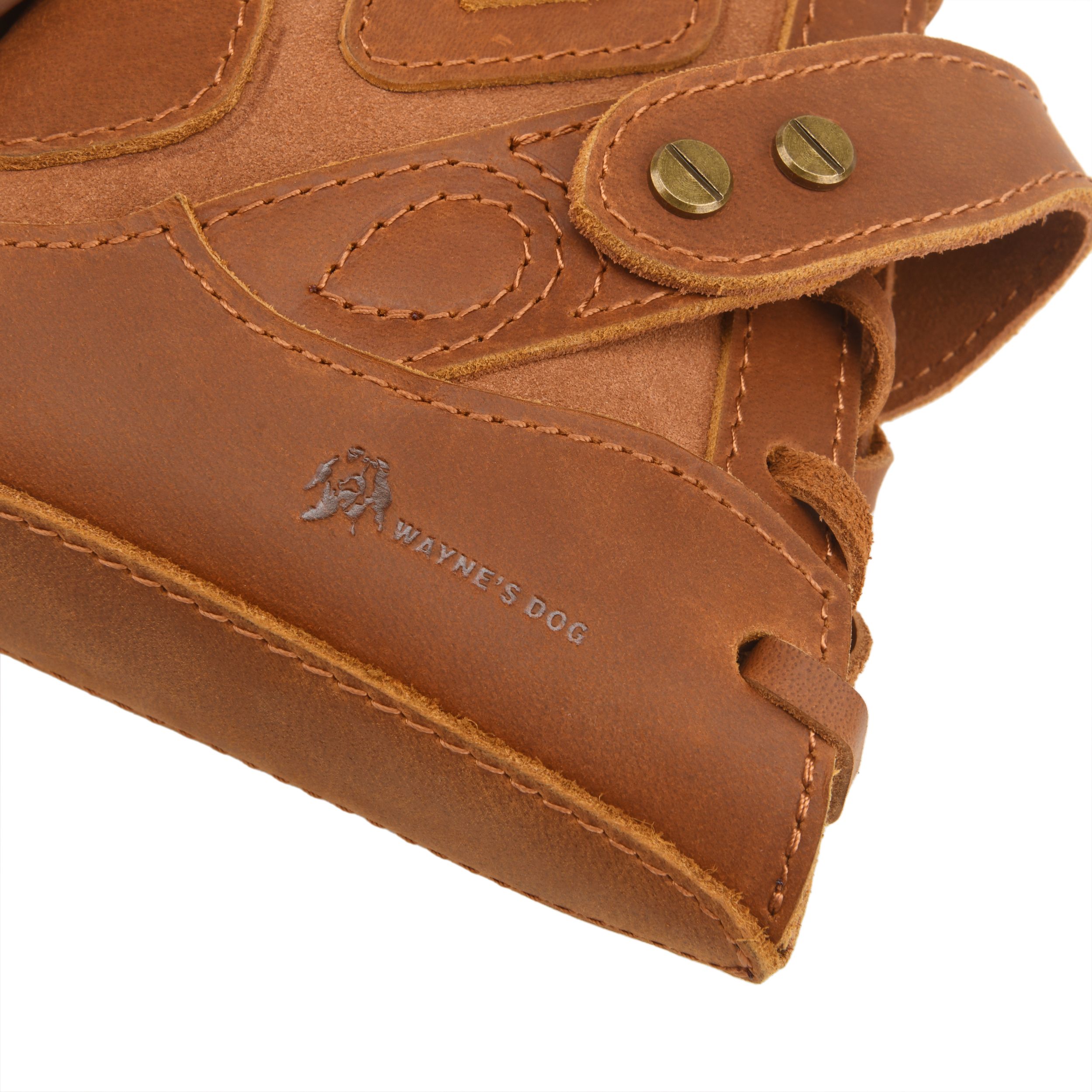 Full Leather Rifle No Drill Need Buttstock Rifle Gun Holster for .30-30.45-70.22