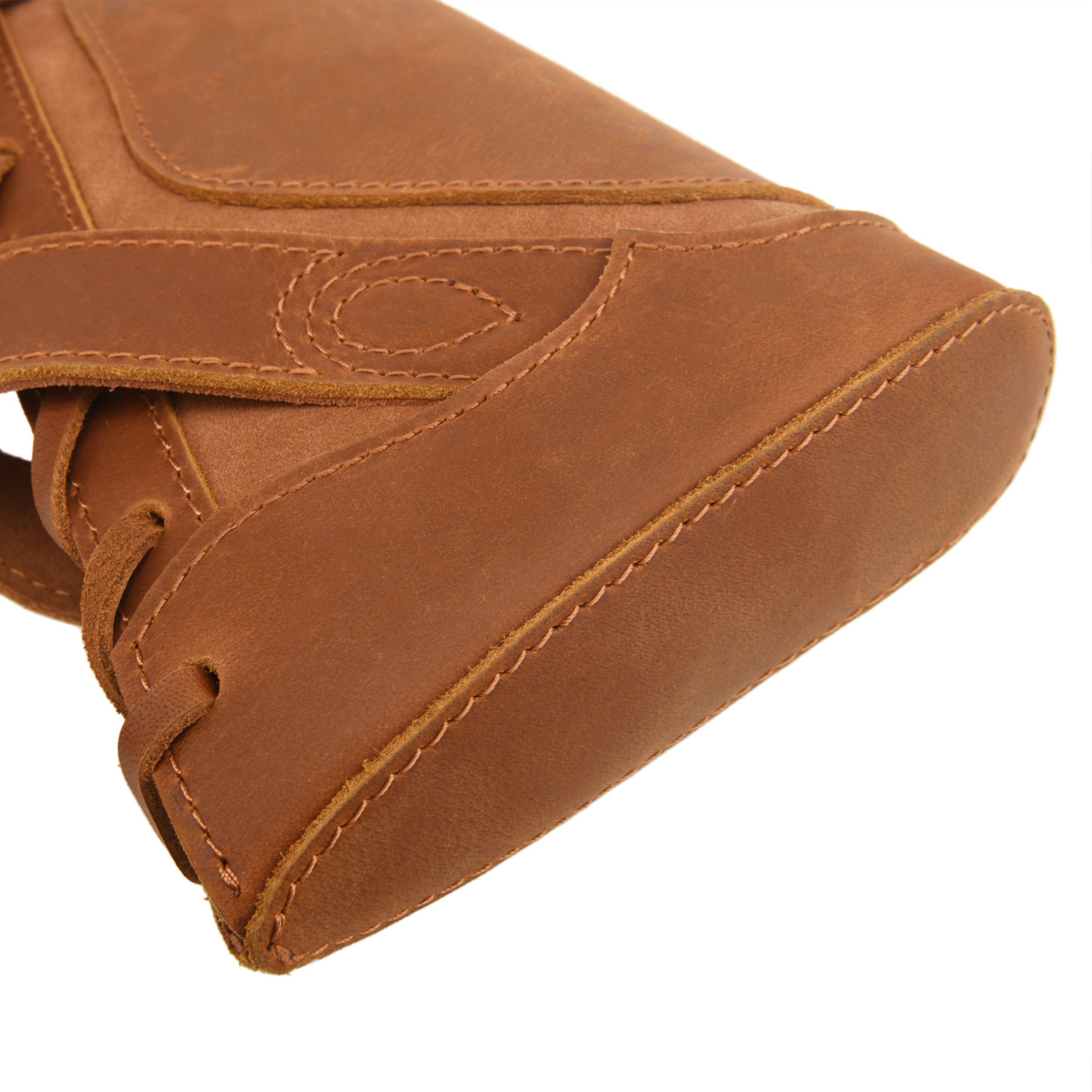 Full Leather Rifle No Drill Need Buttstock Rifle Gun Holster for .30-30.45-70.22