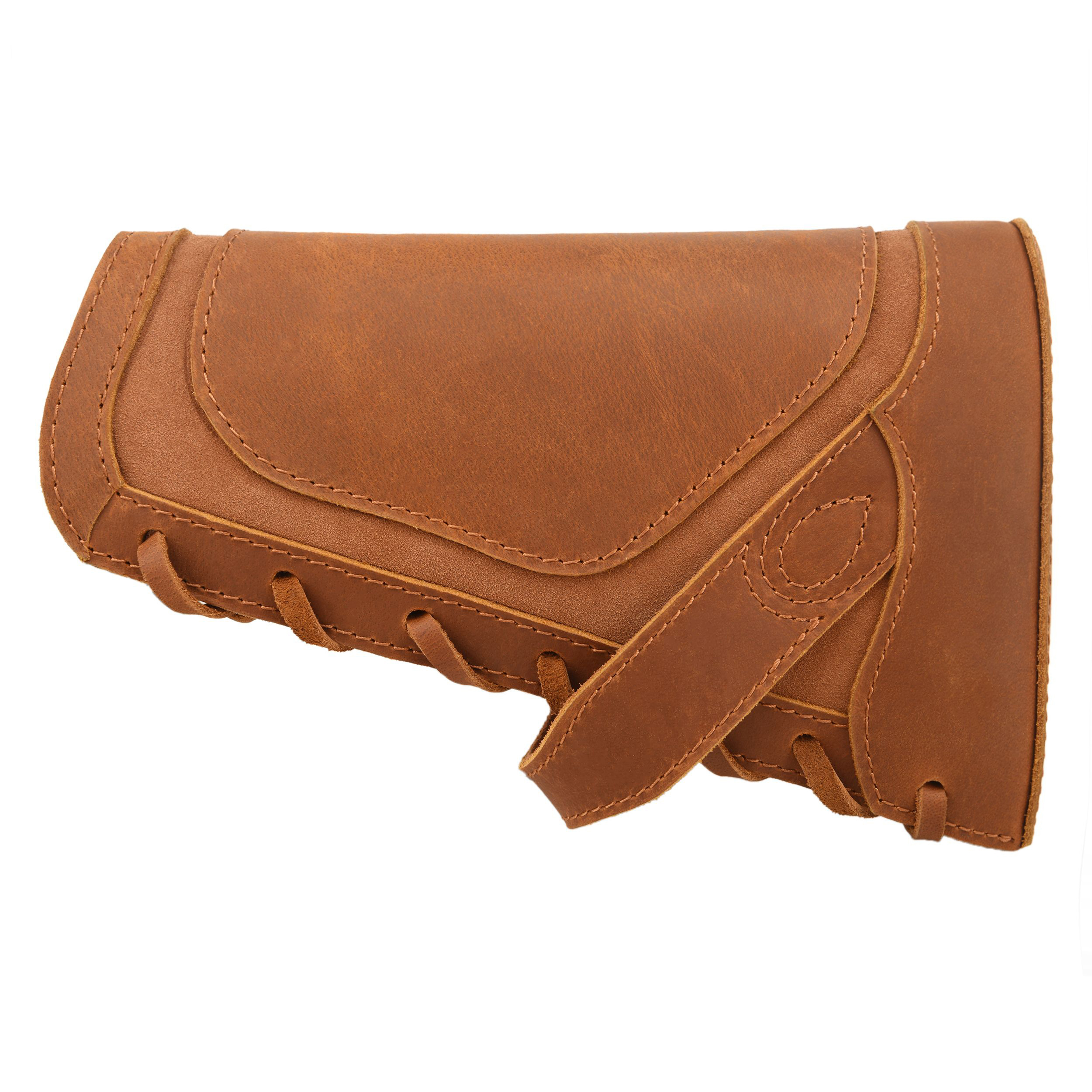 Full Leather Rifle No Drill Need Buttstock Rifle Gun Holster for .30-30.45-70.22