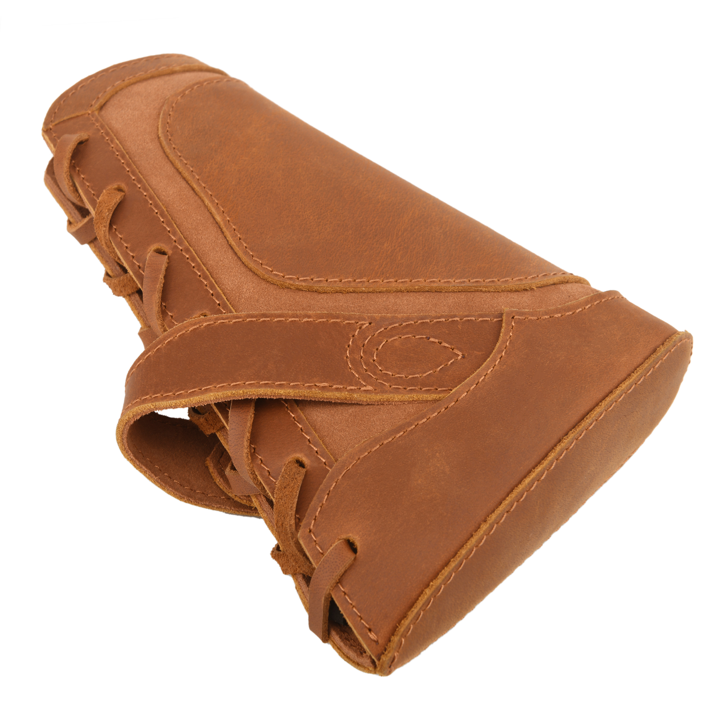 Full Leather Rifle No Drill Need Buttstock Rifle Gun Holster for .30-30.45-70.22