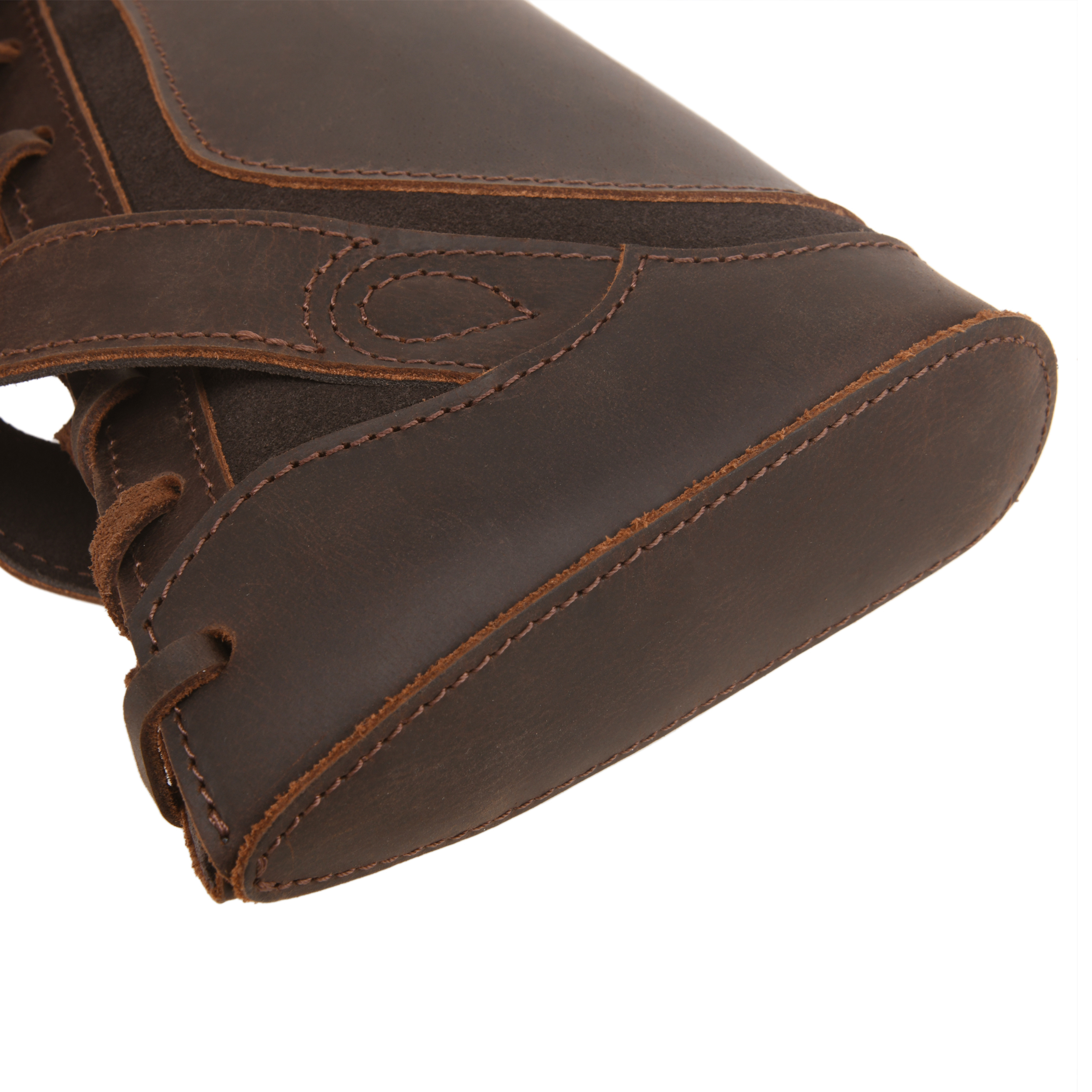 Full Leather Rifle No Drill Need Buttstock Rifle Gun Holster for .30-30.45-70.22