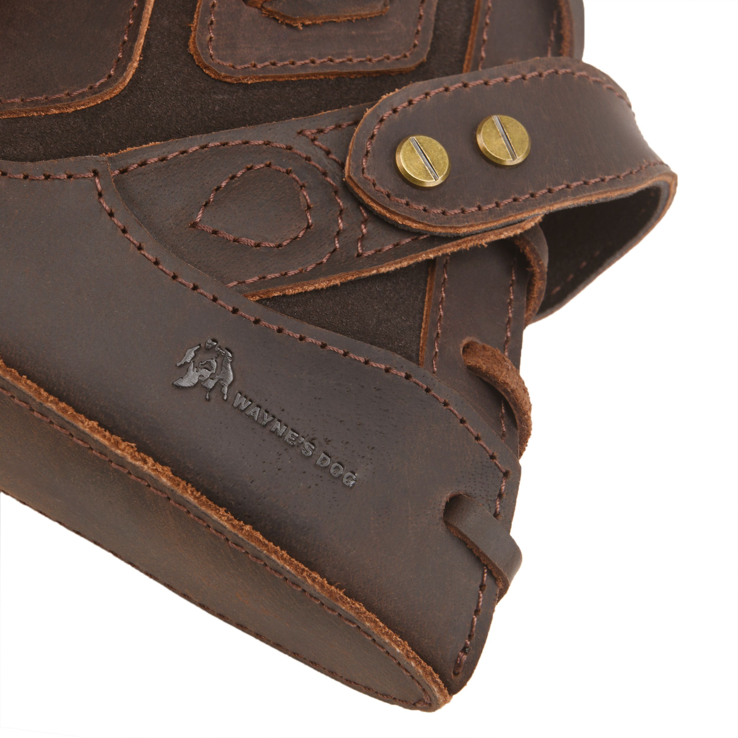 Full Leather Rifle No Drill Need Buttstock Rifle Gun Holster for .30-30.45-70.22