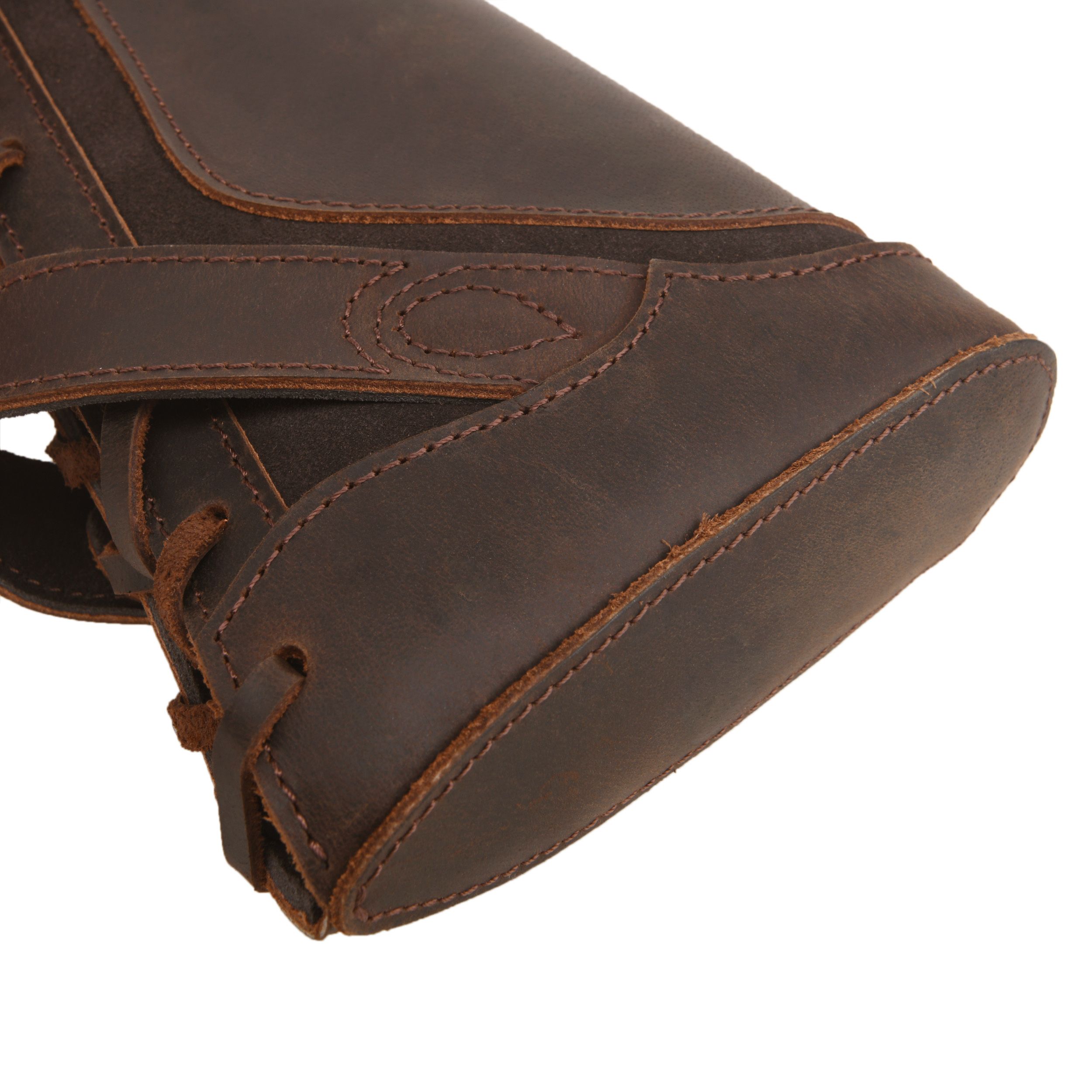 Full Leather Rifle No Drill Need Buttstock Rifle Gun Holster for .30-30.45-70.22