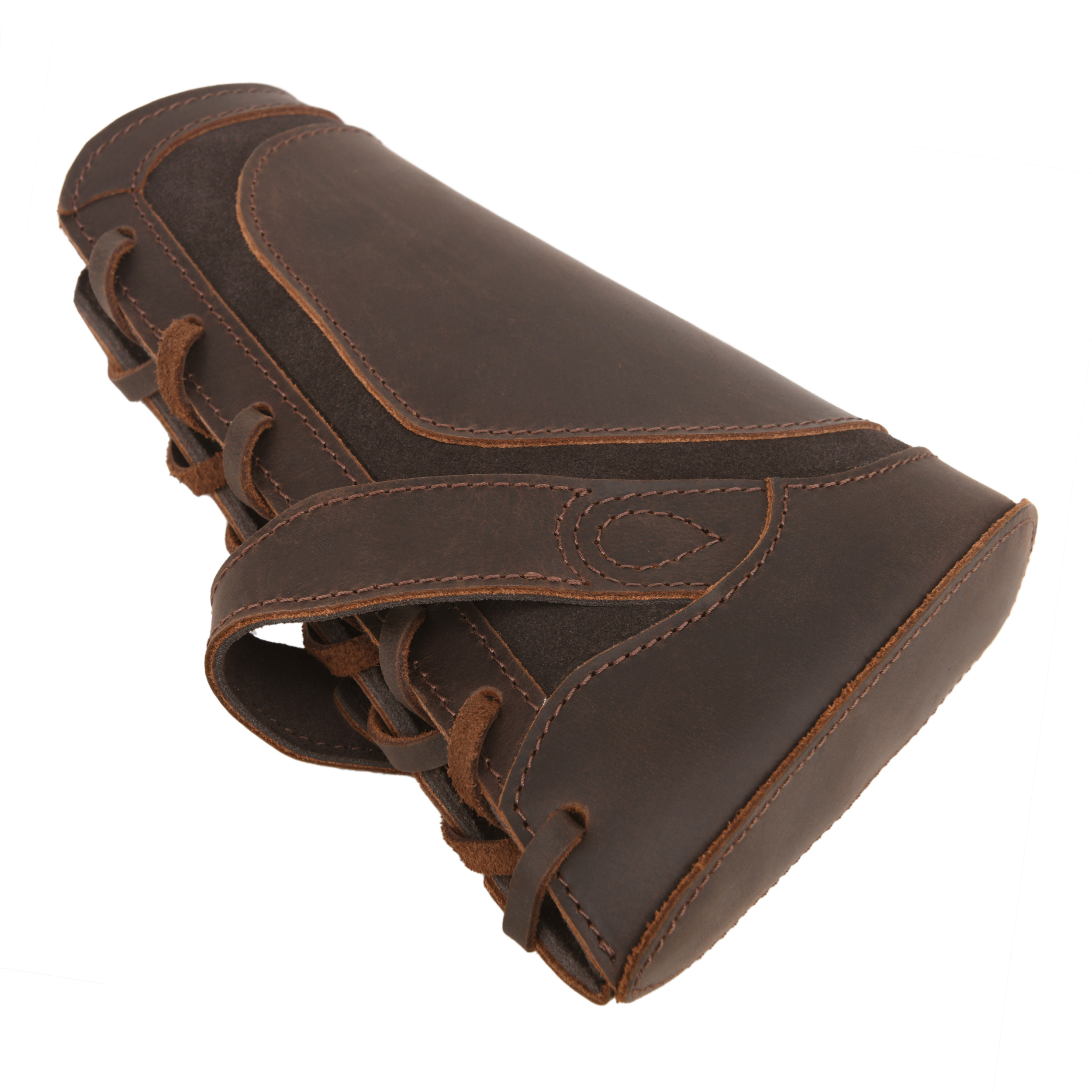 Full Leather Rifle No Drill Need Buttstock Rifle Gun Holster for .30-30.45-70.22