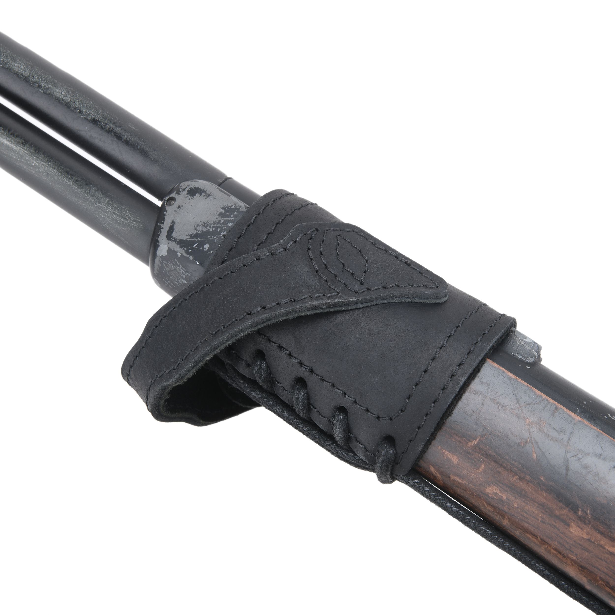 Leather Gun Barrel Mount,Rifle No Drill Sling Mount, No Swivels Need