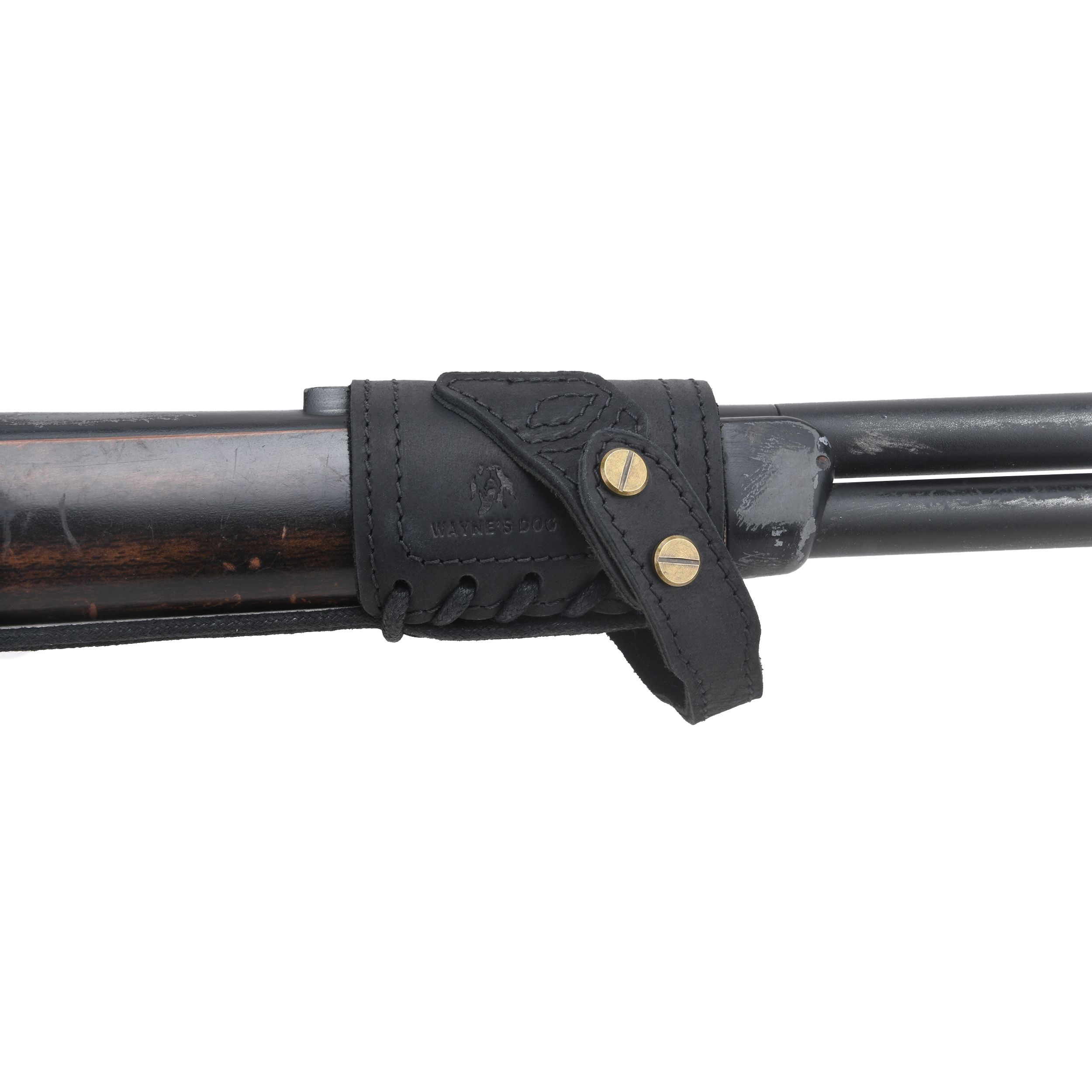 Leather Gun Barrel Mount,Rifle No Drill Sling Mount, No Swivels Need