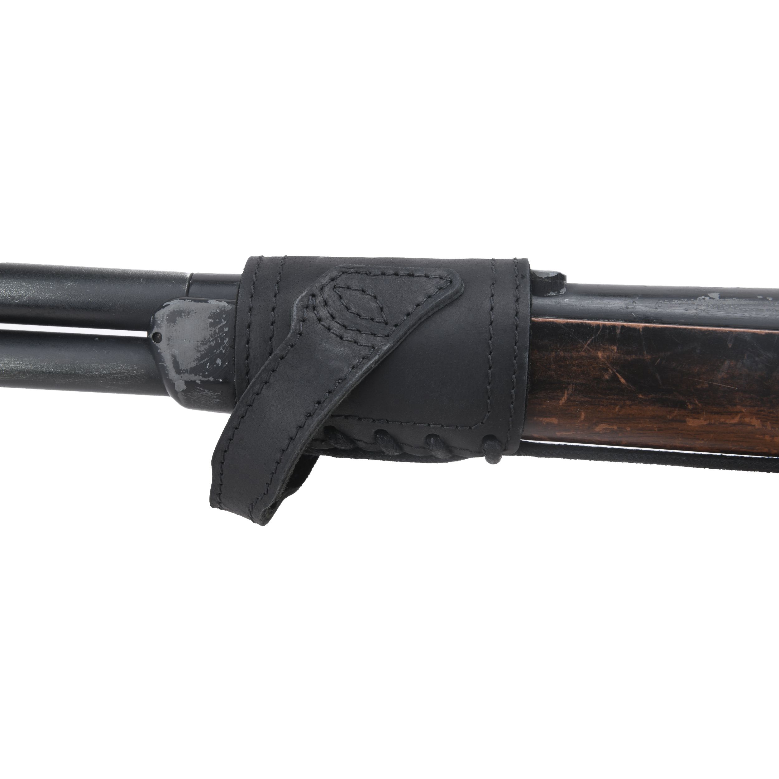 Leather Gun Barrel Mount,Rifle No Drill Sling Mount, No Swivels Need