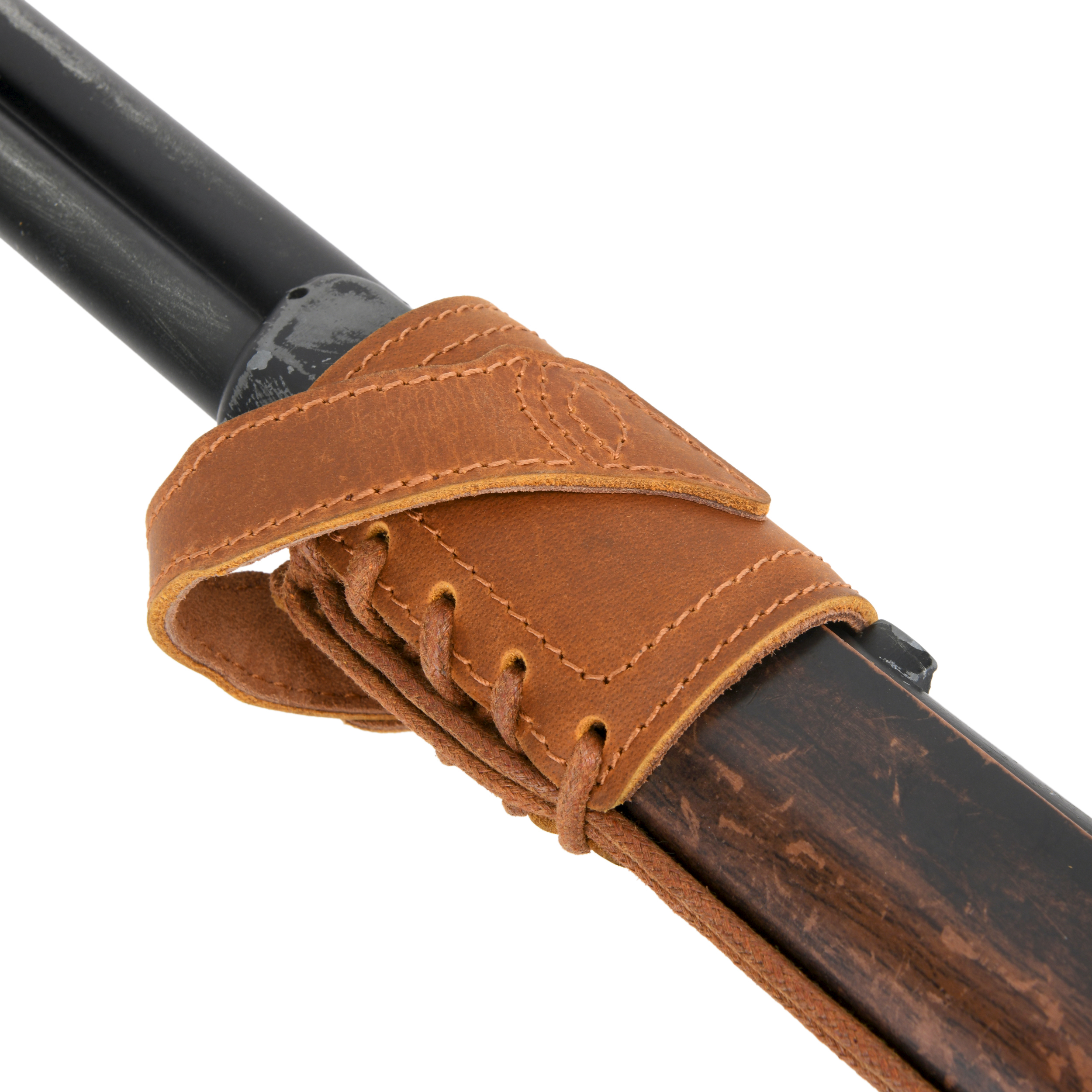 Leather Gun Barrel Mount,Rifle No Drill Sling Mount, No Swivels Need