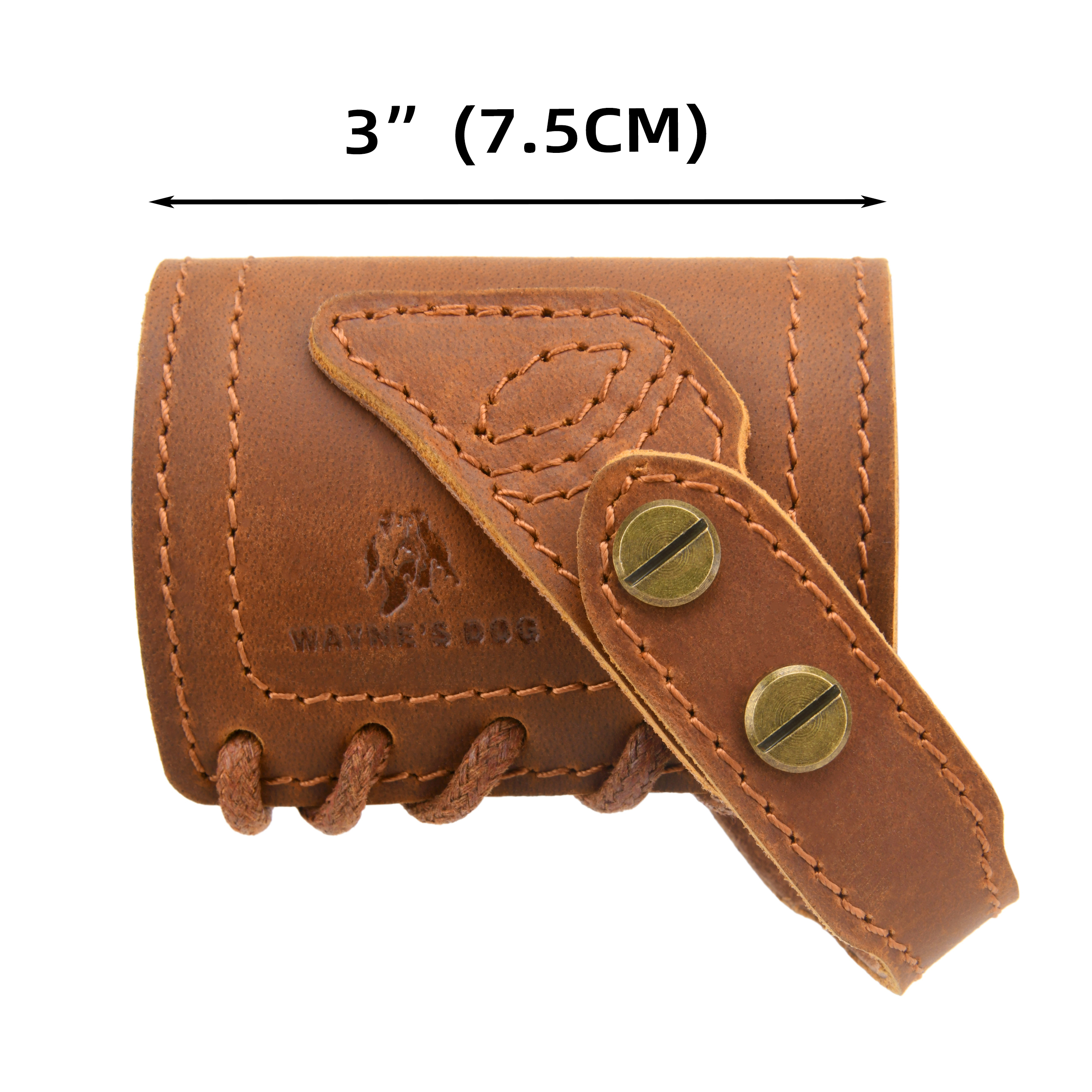 Leather Gun Barrel Mount,Rifle No Drill Sling Mount, No Swivels Need