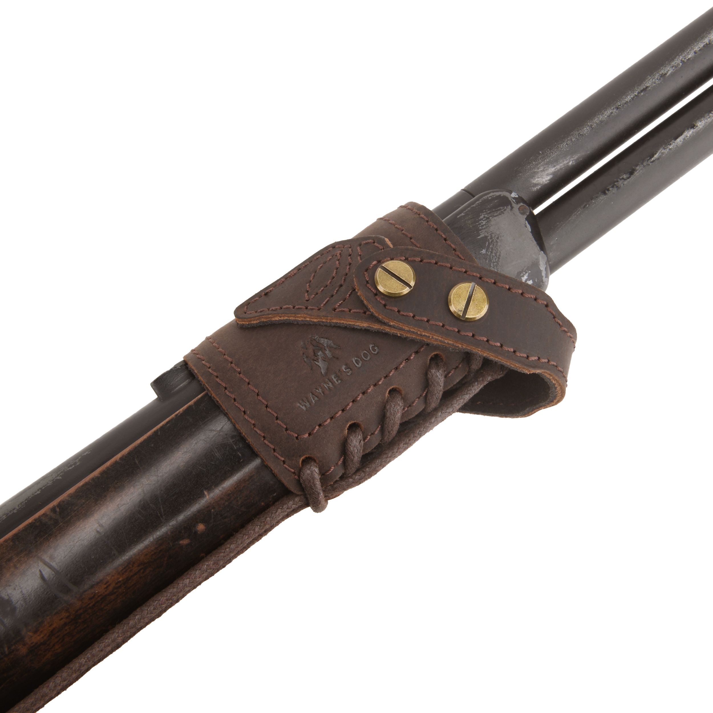 Leather Gun Barrel Mount,Rifle No Drill Sling Mount, No Swivels Need