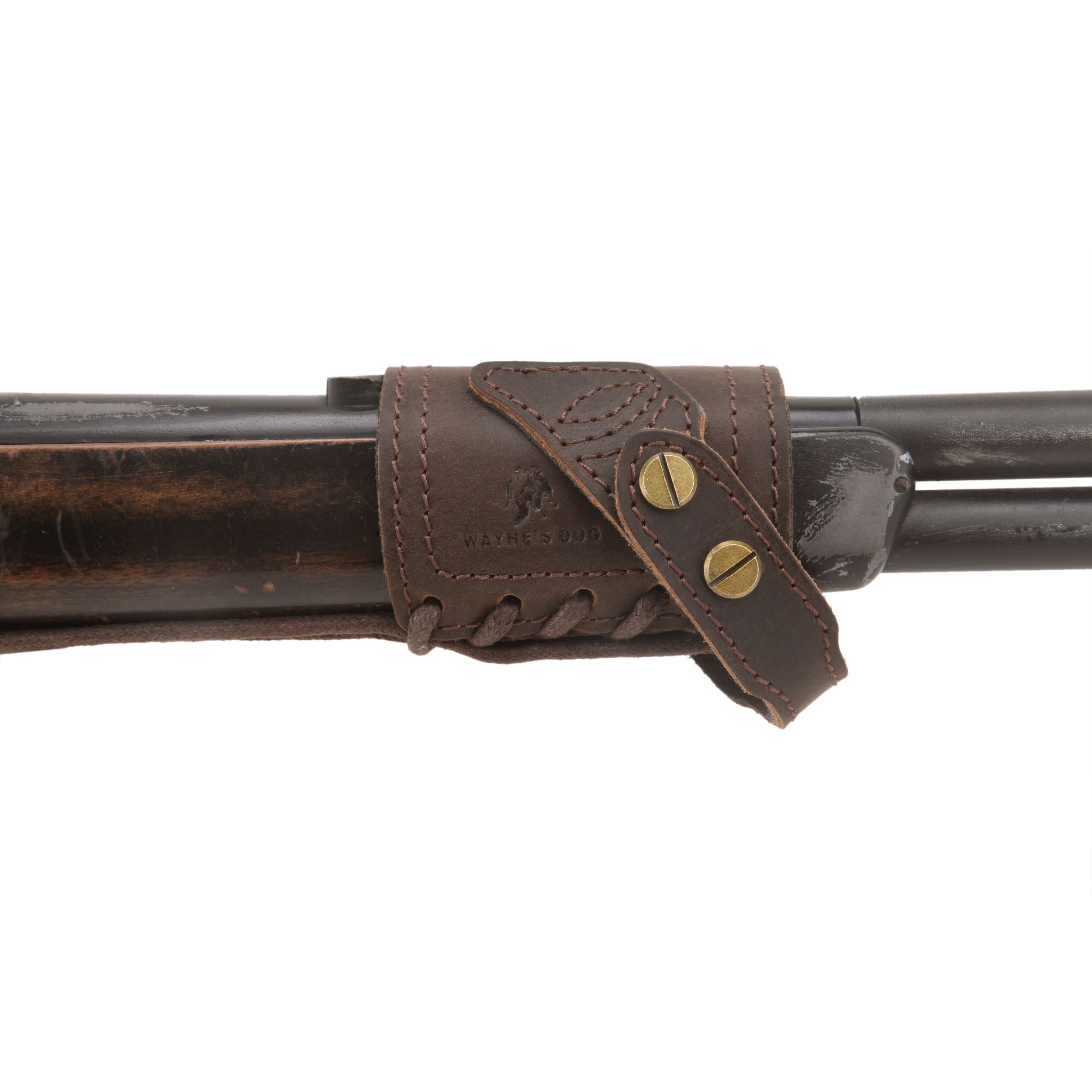 Leather Gun Barrel Mount,Rifle No Drill Sling Mount, No Swivels Need