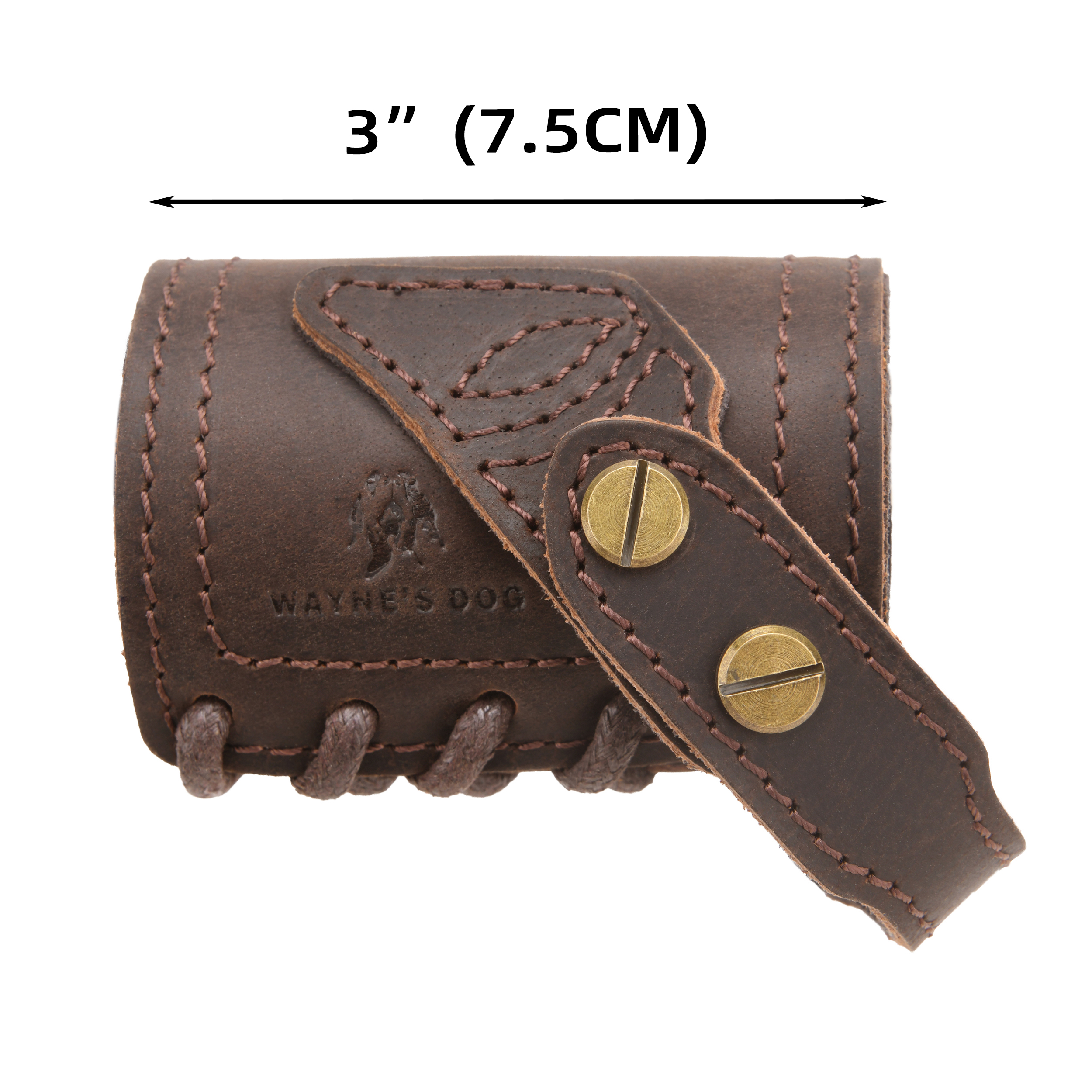 Leather Gun Barrel Mount,Rifle No Drill Sling Mount, No Swivels Need